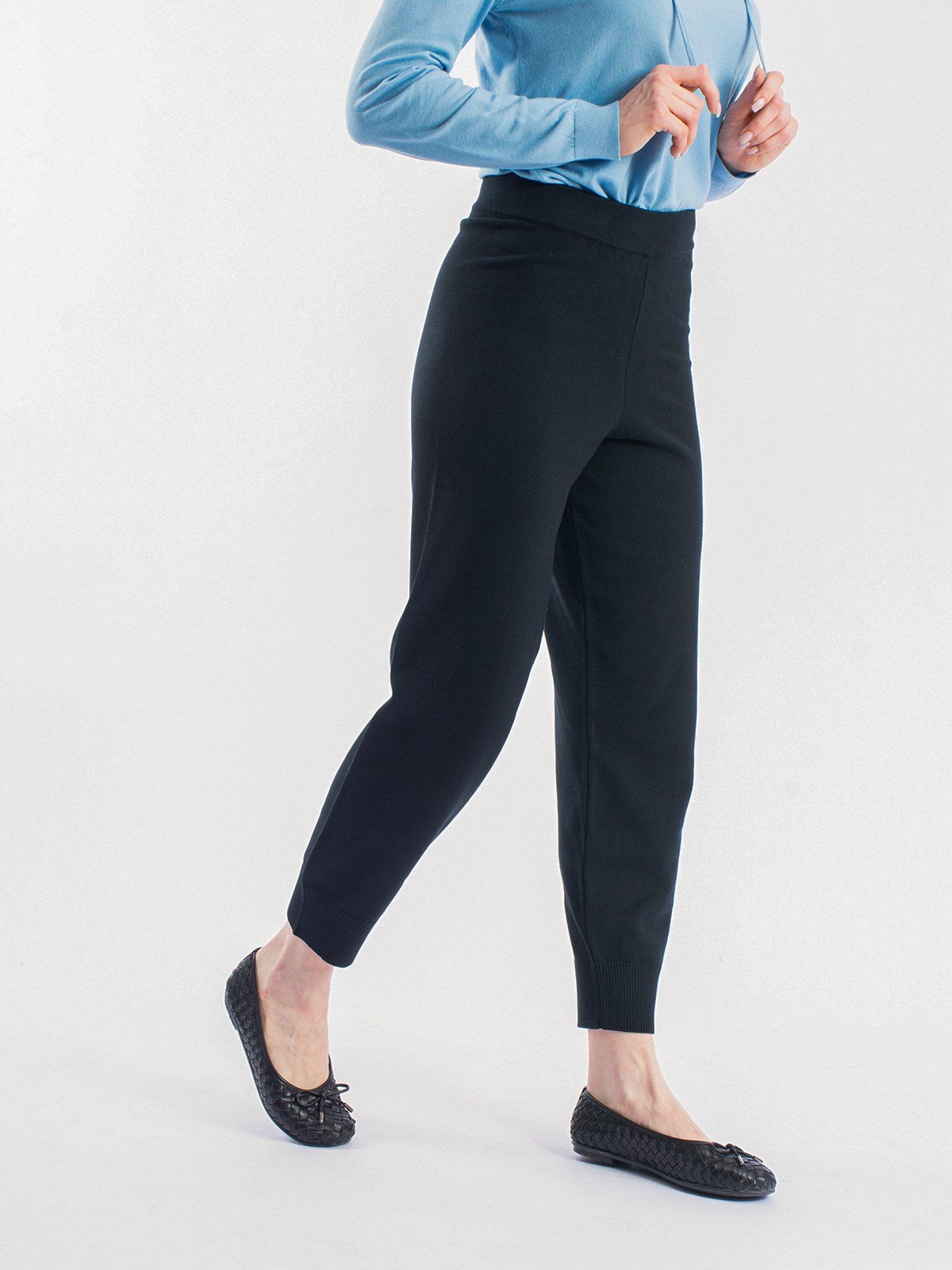 Yumuşak Dokulu Kapüşonlu Triko&Luna Jogger Yazlık Triko Pantolon İkili Takım