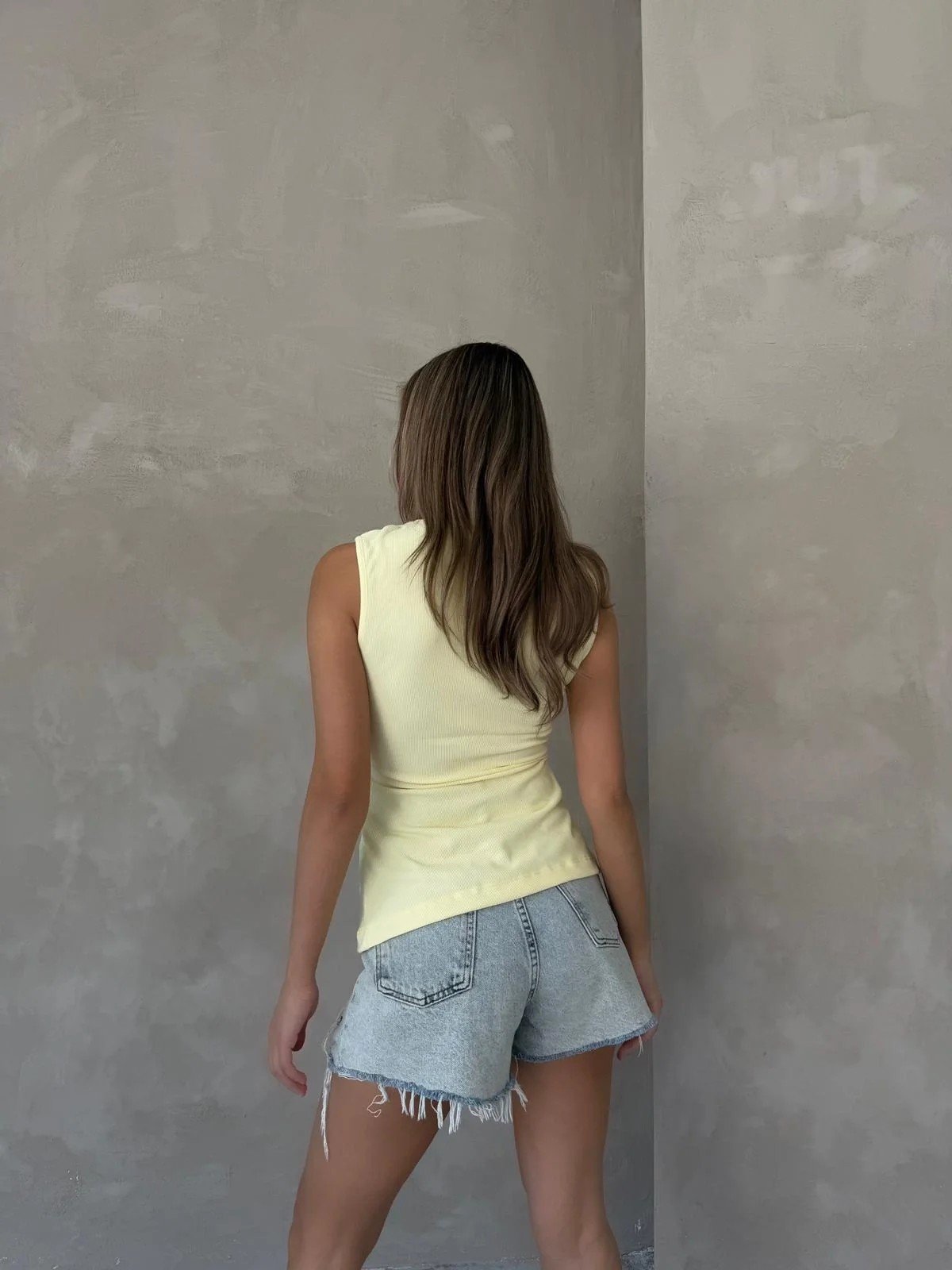 AKSESUAR DETAY YIRTMAÇLI OTTOMAN BLUZ SARI