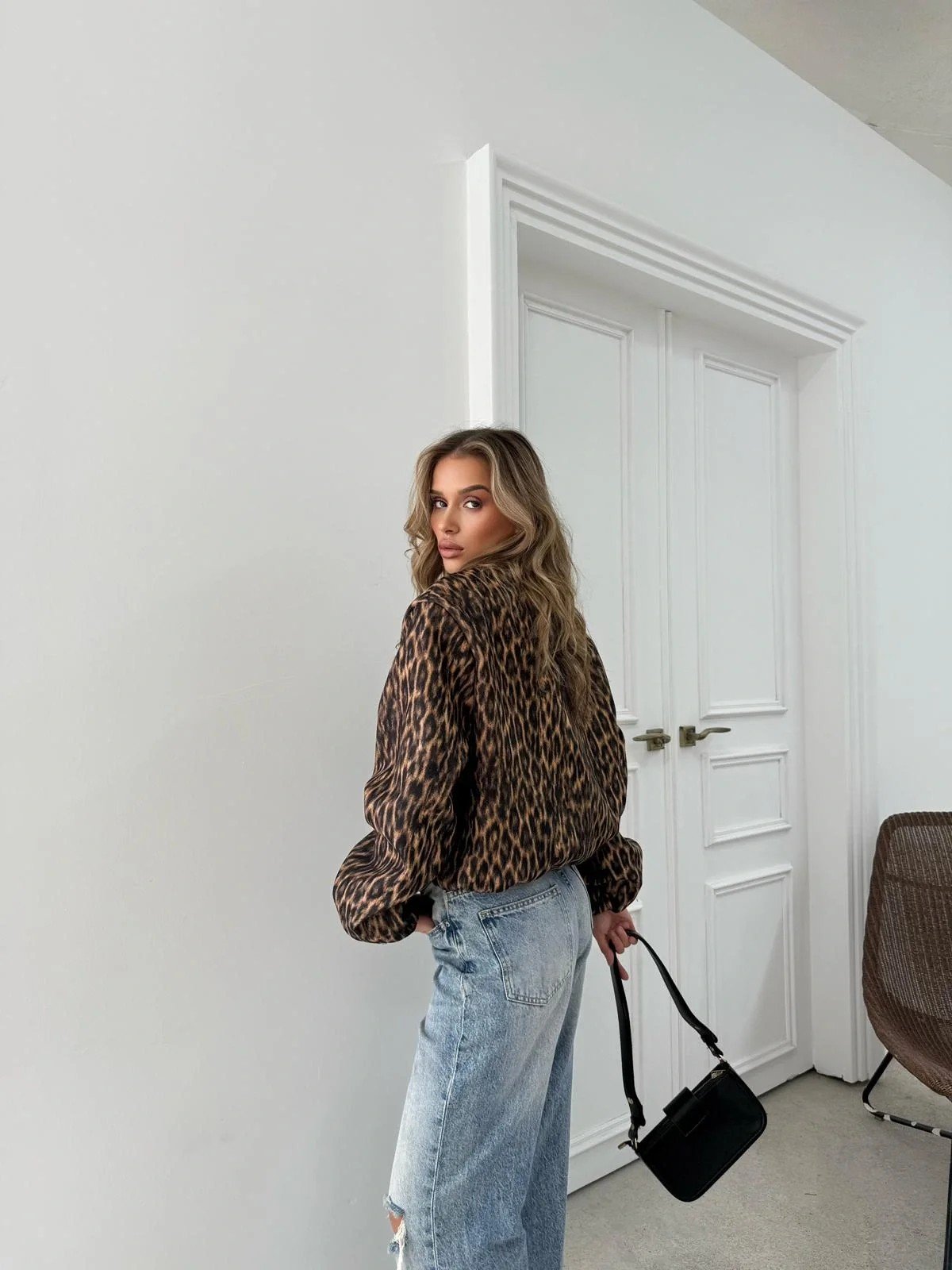 BALON KOL FERMUARLI KAŞE MONT LEOPAR