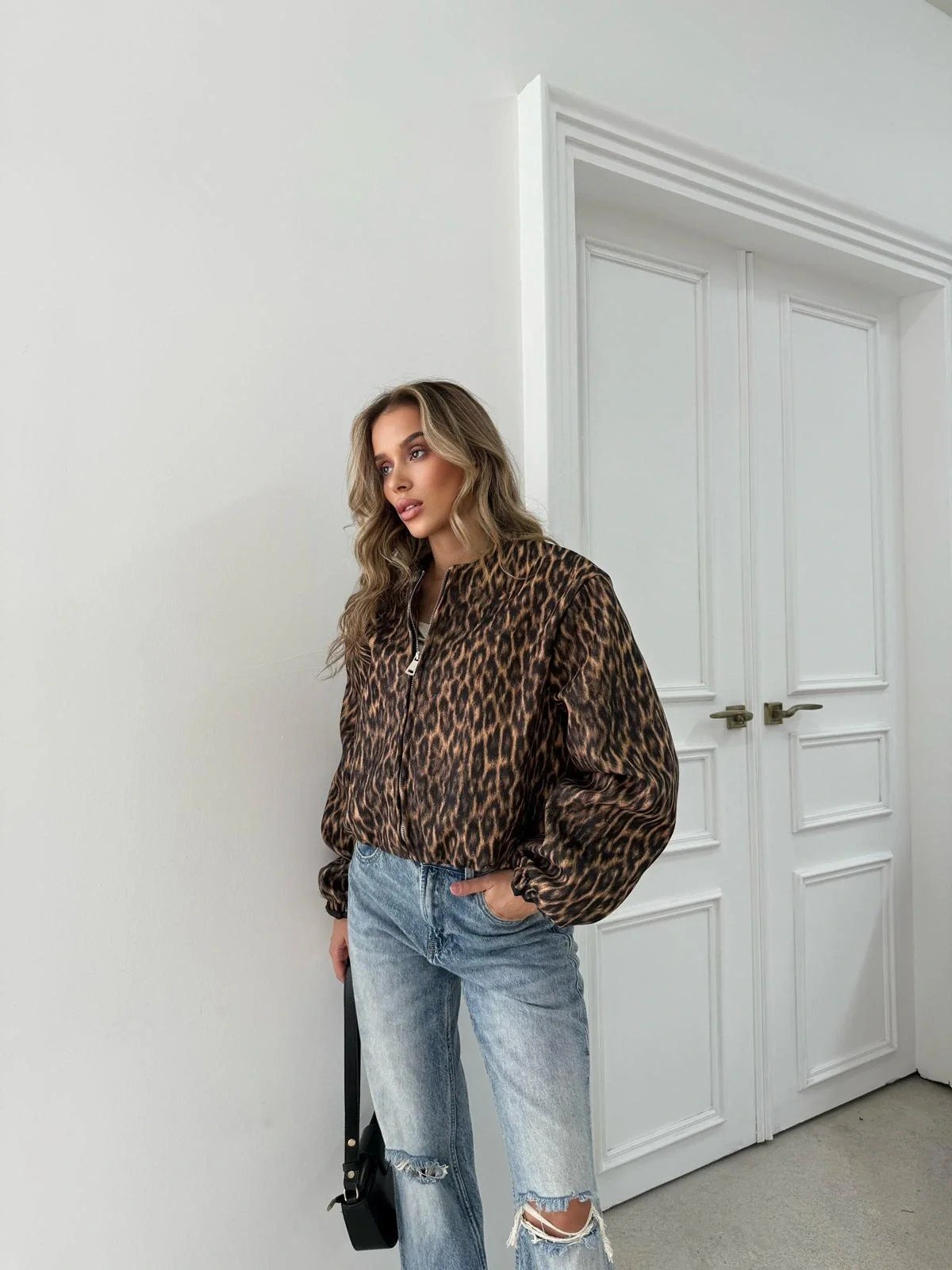 BALON KOL FERMUARLI KAŞE MONT LEOPAR