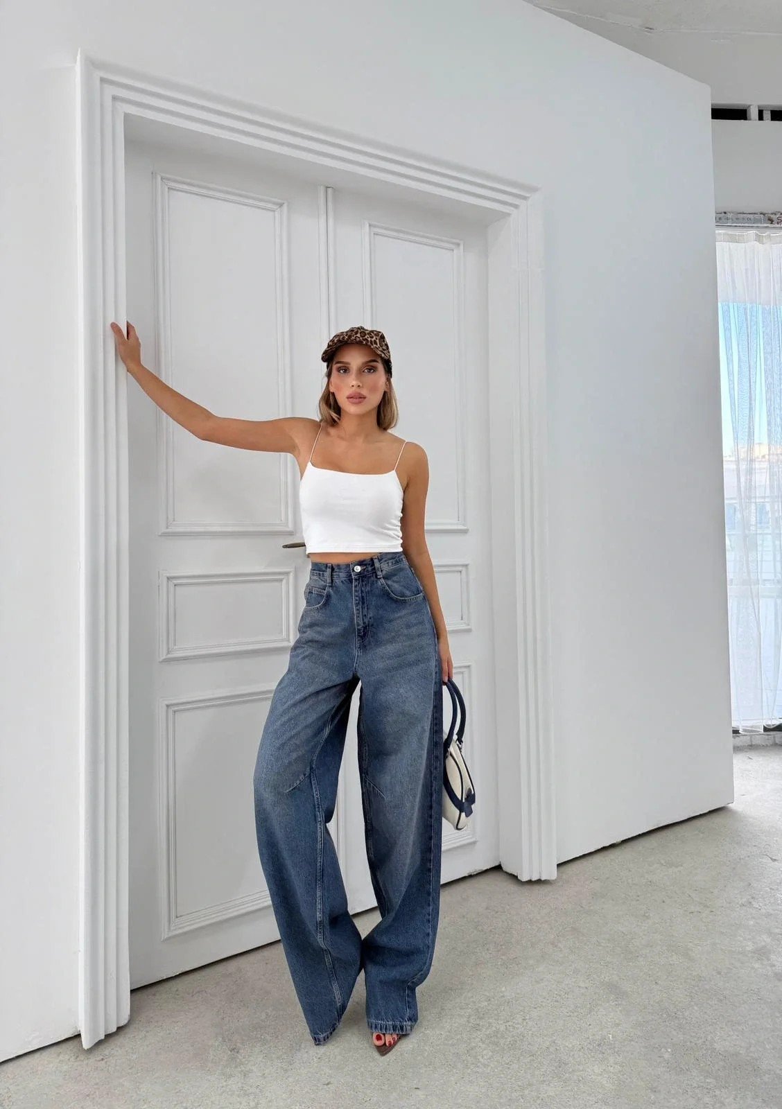 BEL TOKA DETAY BOL KESİM GENİŞ PAÇA BAGGY JEAN