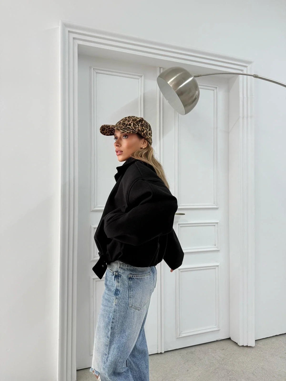 KEMER DETAY YAKALI İÇ ASTARLI KAŞE KABAN SİYAH 2076