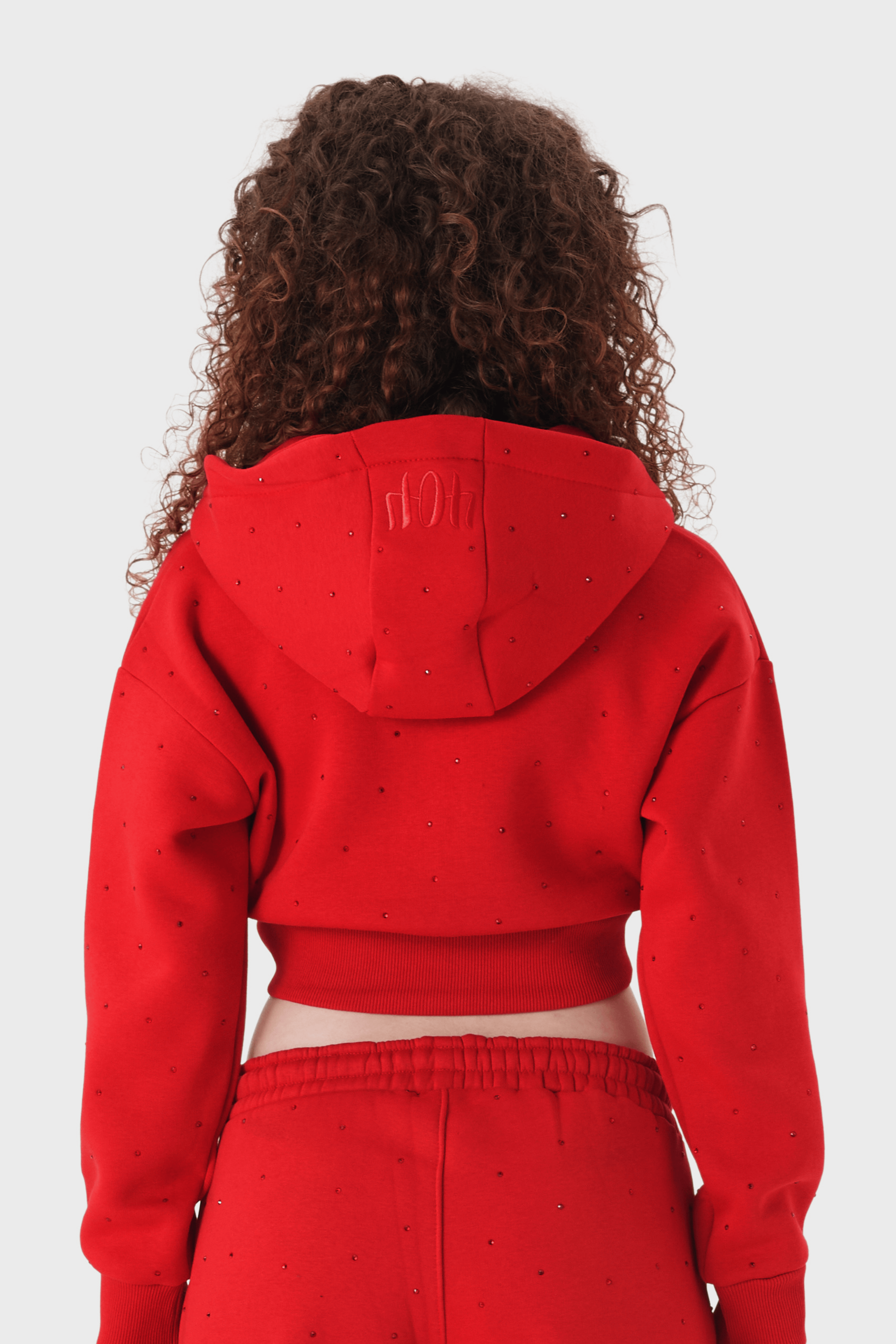 Kadın Üst Hoodie Kırmızı