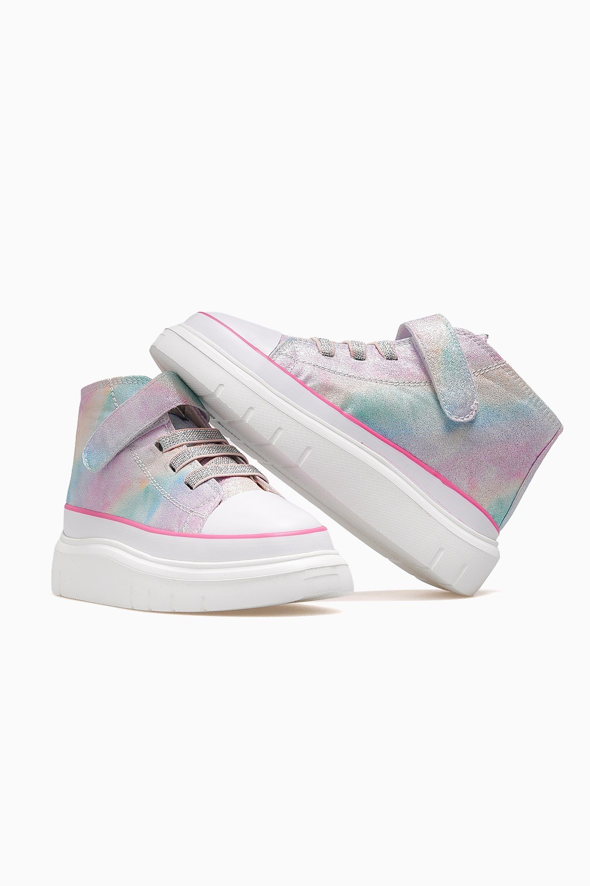 Axel Kız Çocuk Cırtlı Sneaker Ayakkabı BUCK4490 PK-HOLOGRAM