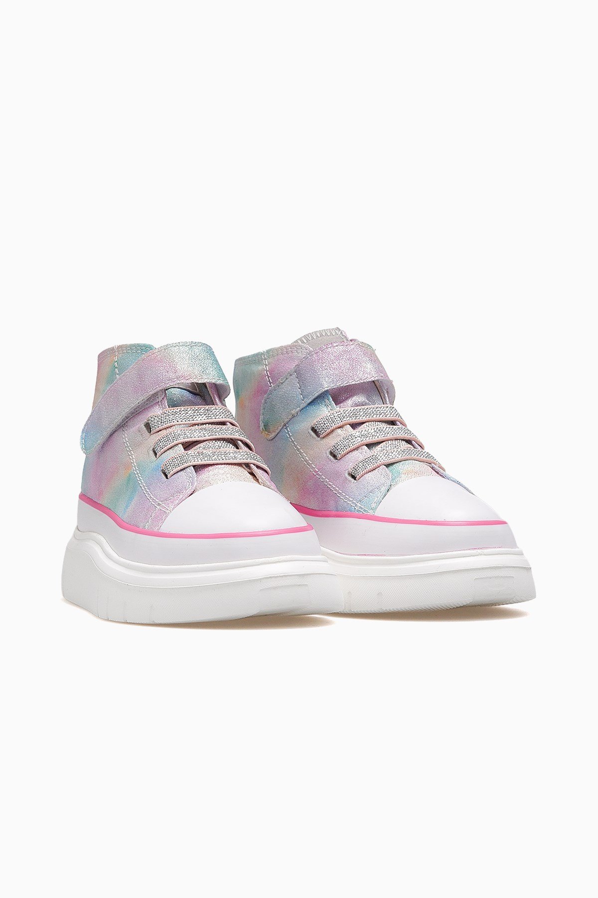 Axel Kız Çocuk Cırtlı Sneaker Ayakkabı BUCK4490 PK-HOLOGRAM