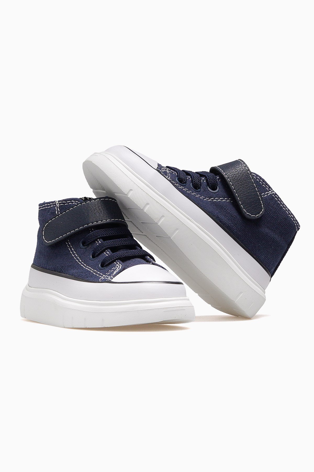 Axel Unisex Çocuk Cırtlı Sneaker Ayakkabı BUCK4490-LACİVERT