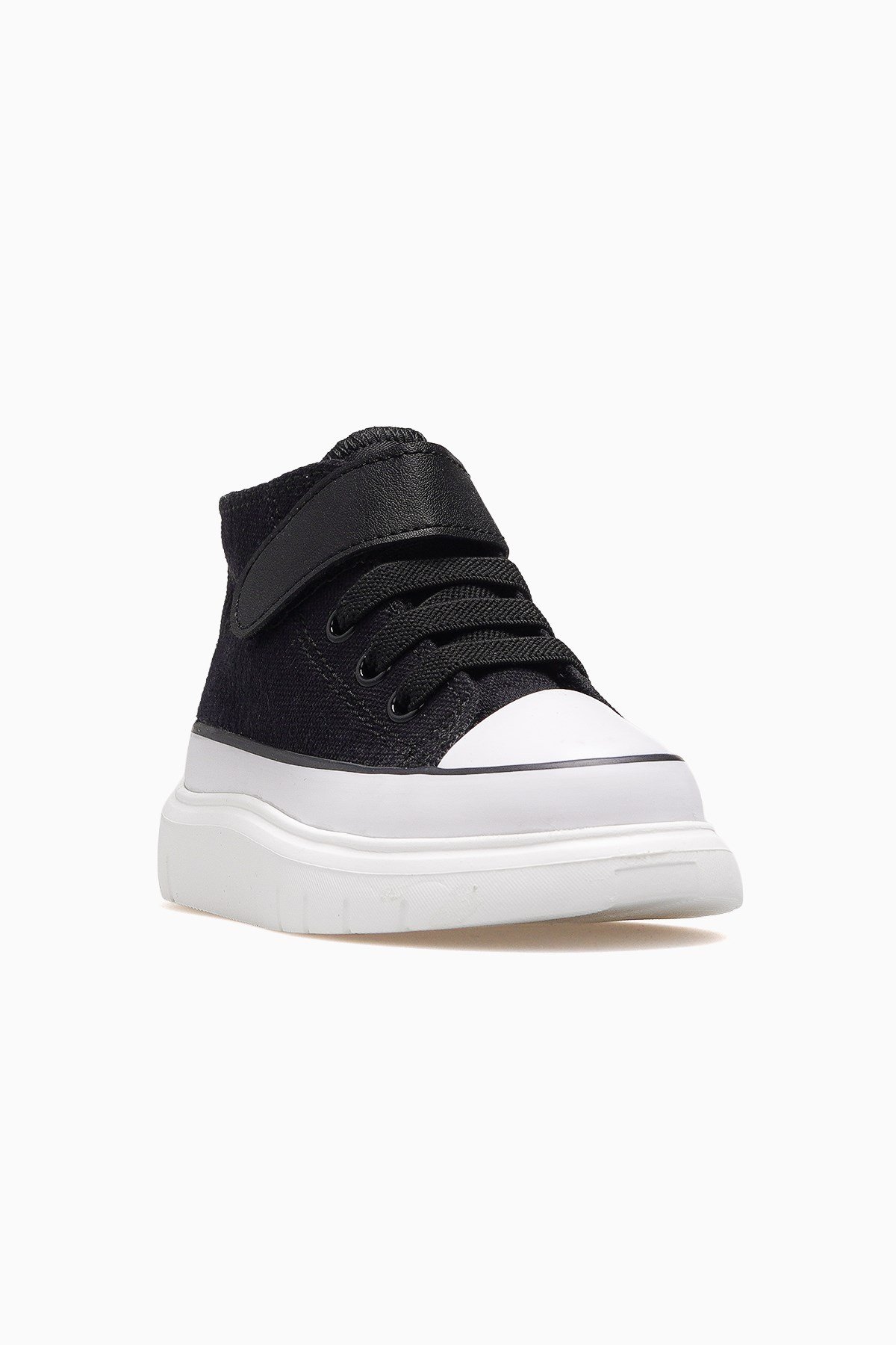 Axel Unisex Çocuk Cırtlı Sneaker Ayakkabı BUCK4490-SİYAH