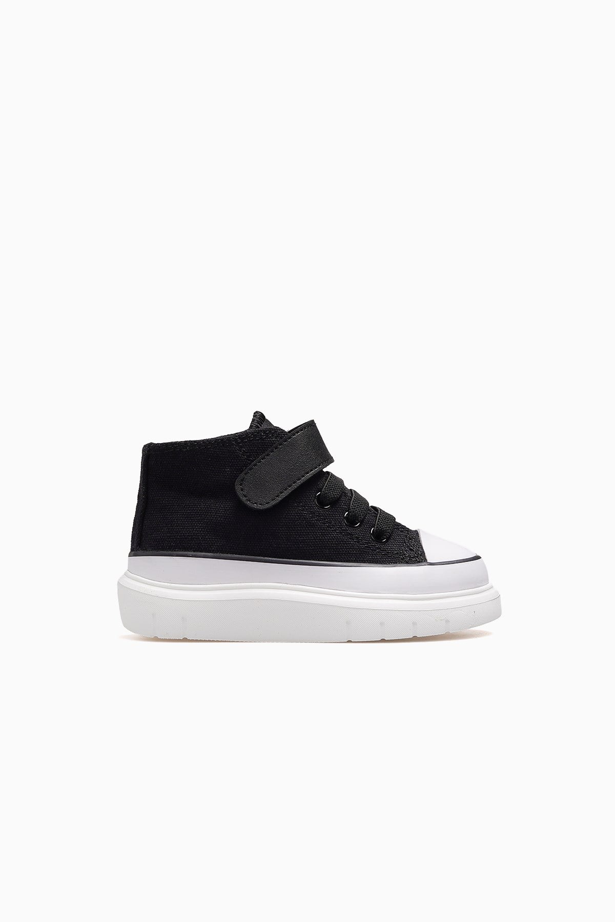 Axel Unisex Çocuk Cırtlı Sneaker Ayakkabı BUCK4490-SİYAH