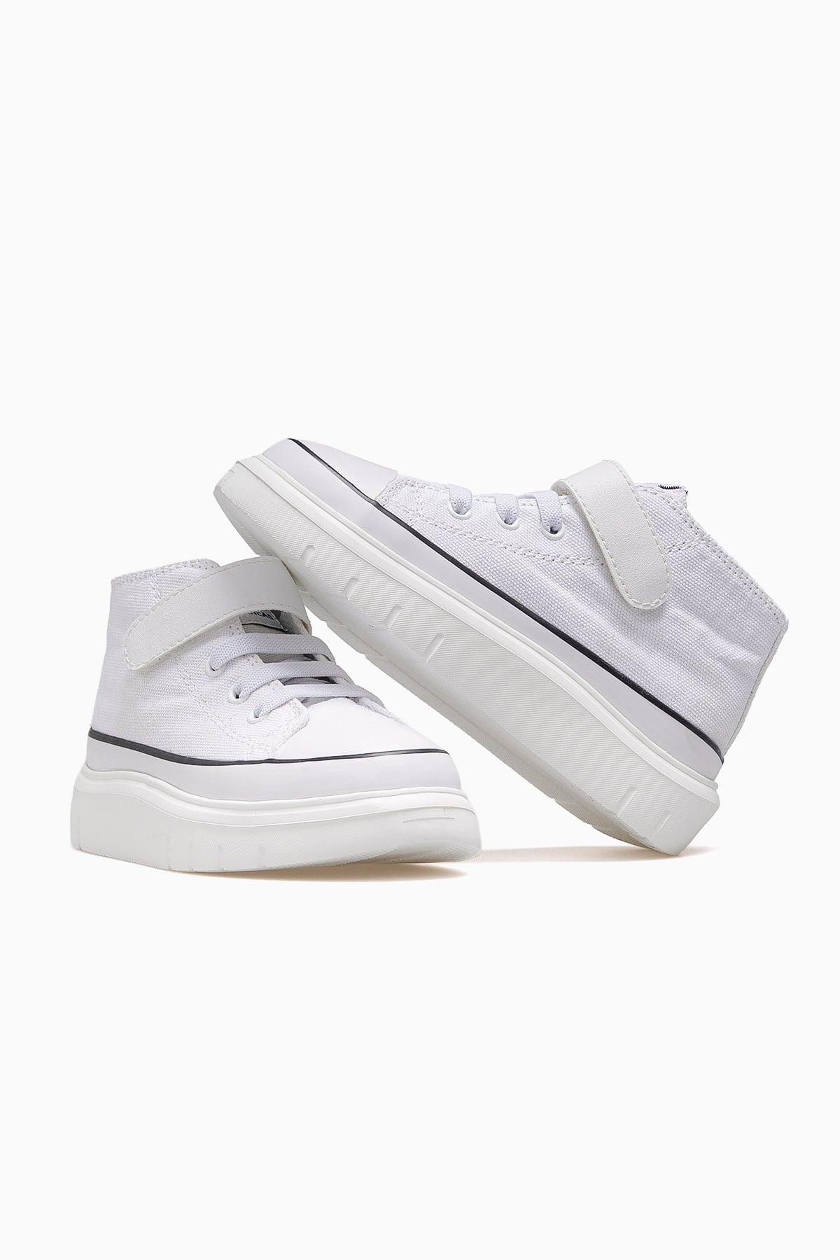 Axel Unisex Çocuk Cırtlı Sneaker Ayakkabı BUCK4490-BEYAZ