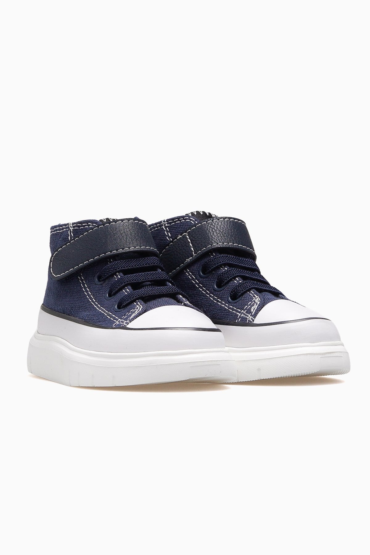 Axel Unisex Çocuk Cırtlı Sneaker Ayakkabı BUCK4490-LACİVERT