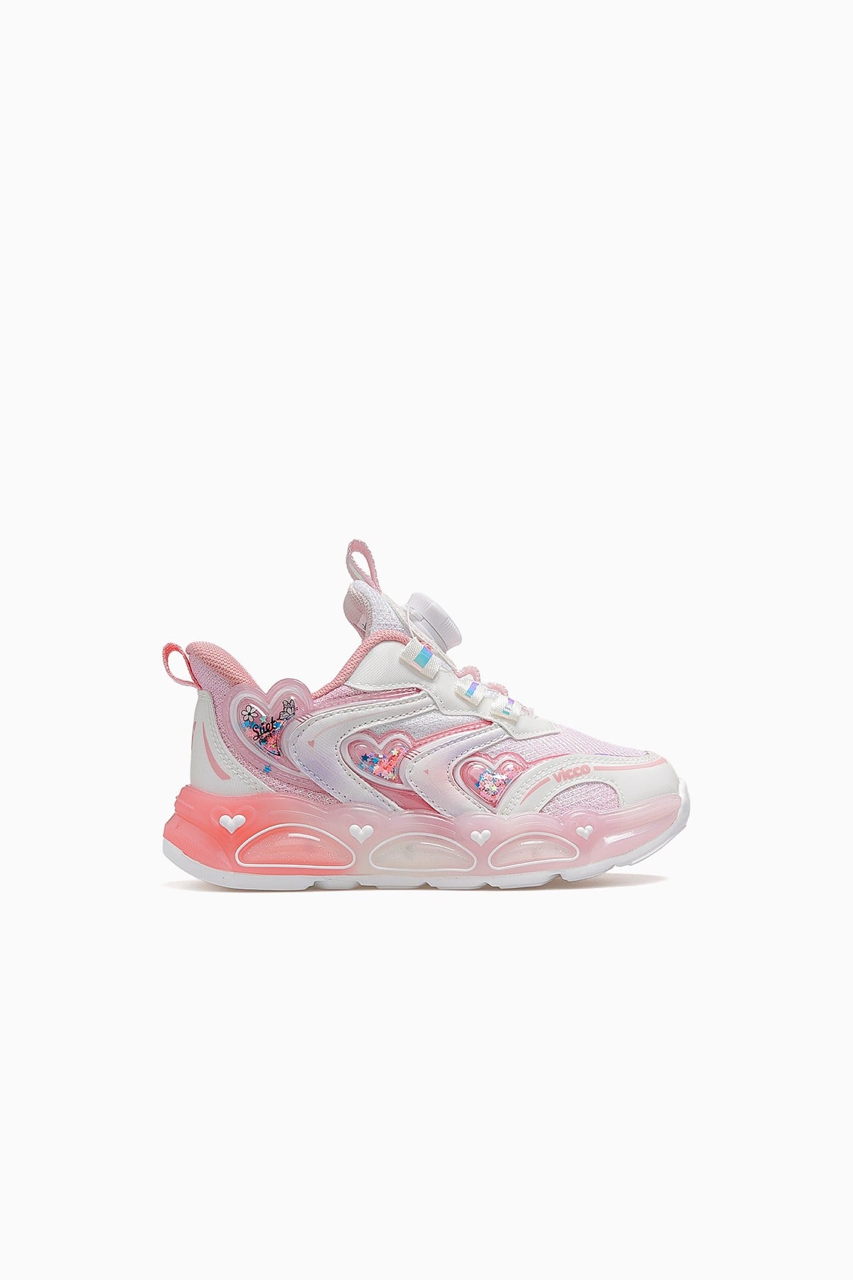 Benetti Kız Çocuk Işıklı Sneaker Ayakkabı 346.155 PK-PEMBE
