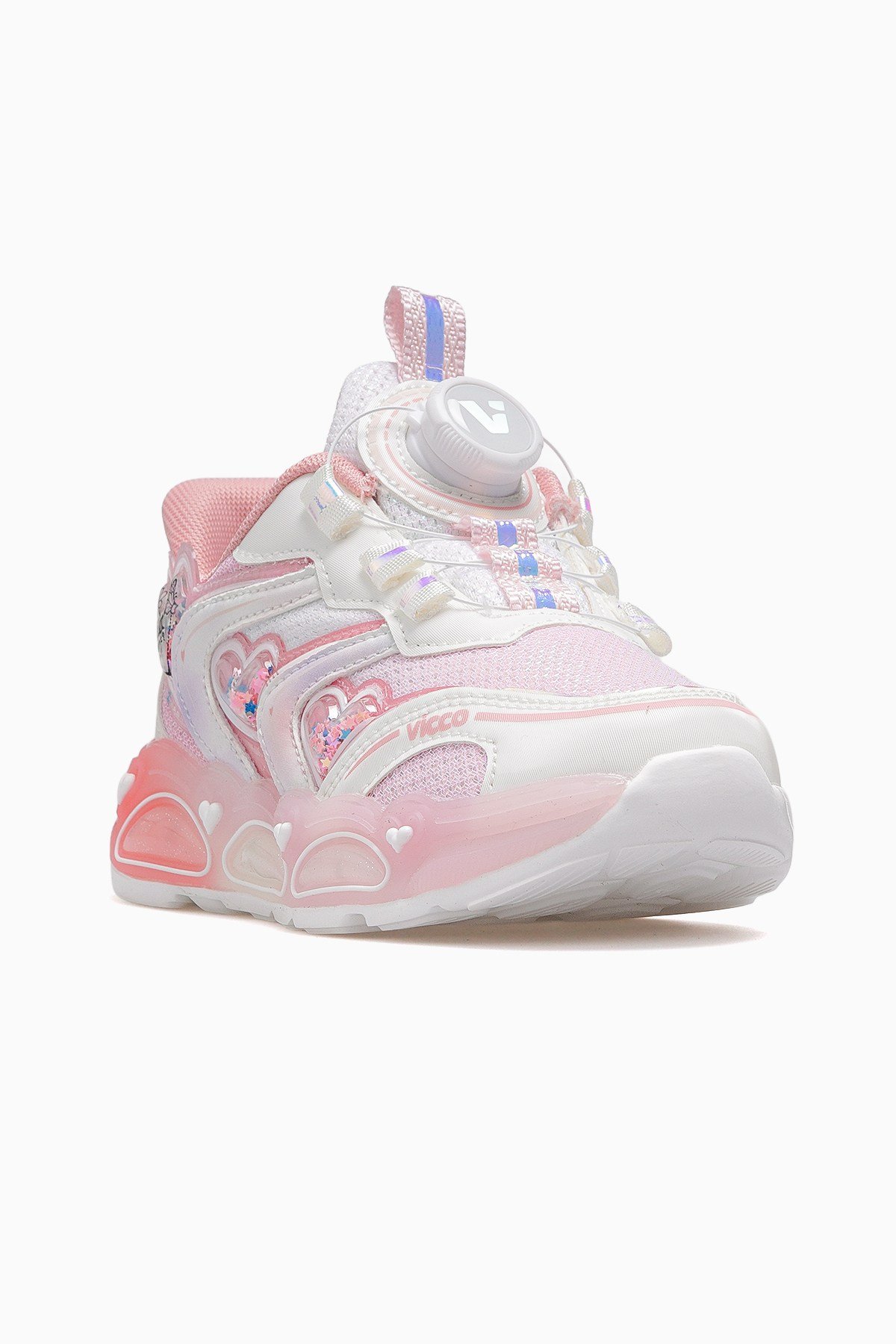 Benetti Kız Çocuk Işıklı Sneaker Ayakkabı 346.155 PK-PEMBE