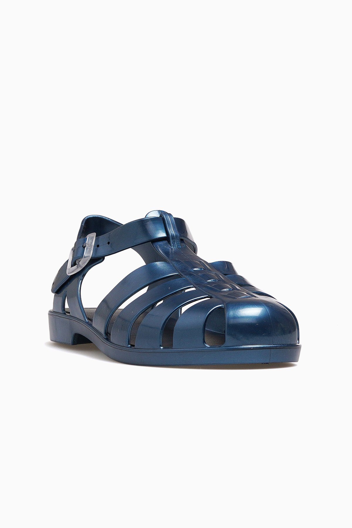 Biarritz Shiny Metal Kadın Sandalet BB340-PETROL