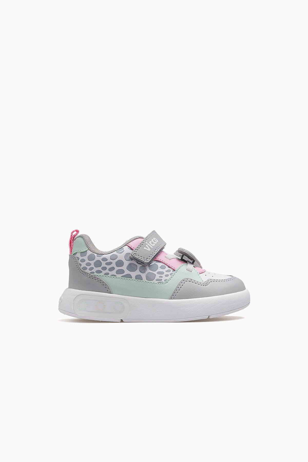Borka Kız Çocuk Işıklı Hafif Sneaker Ayakkabı 346.109 PK-GRİ