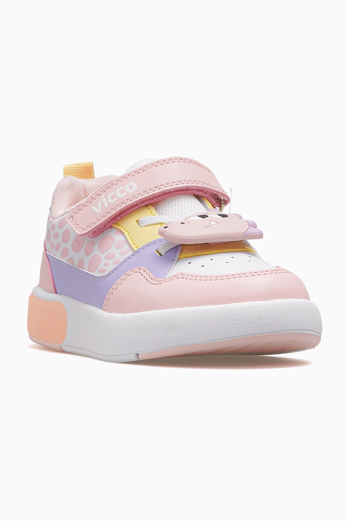 Borka Kız Çocuk Işıklı Hafif Sneaker Ayakkabı 346.109 PK-PUDRA