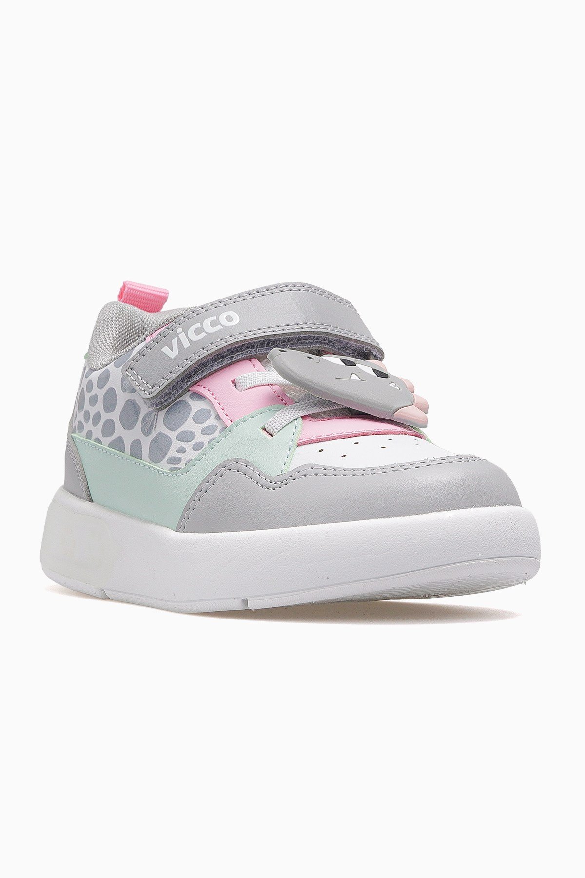 Borka Kız Çocuk Işıklı Hafif Sneaker Ayakkabı 346.109 PK-GRİ