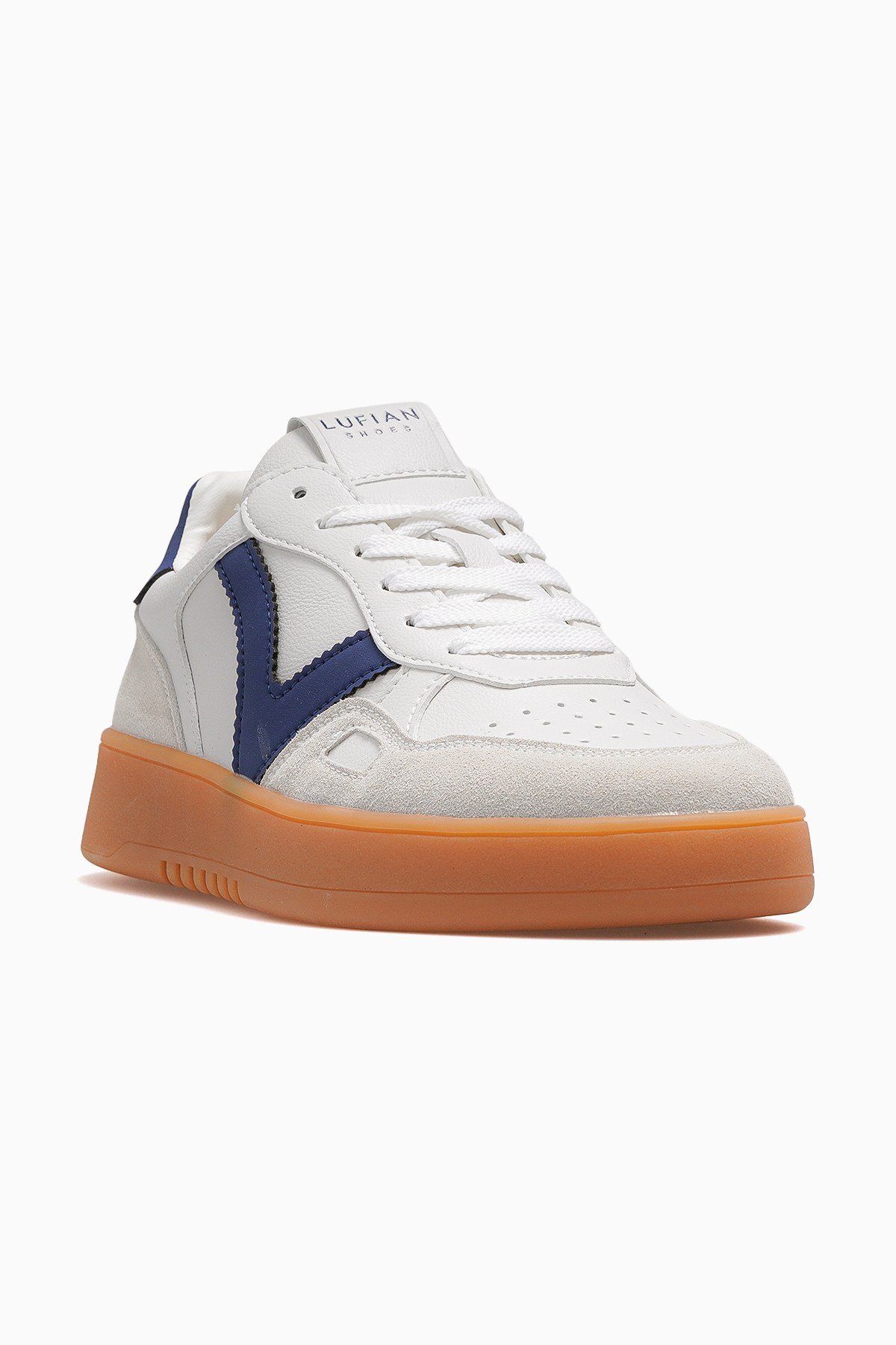 Elsa Kadın Deri Sneaker Ayakkabı 121230058-LACİVERT