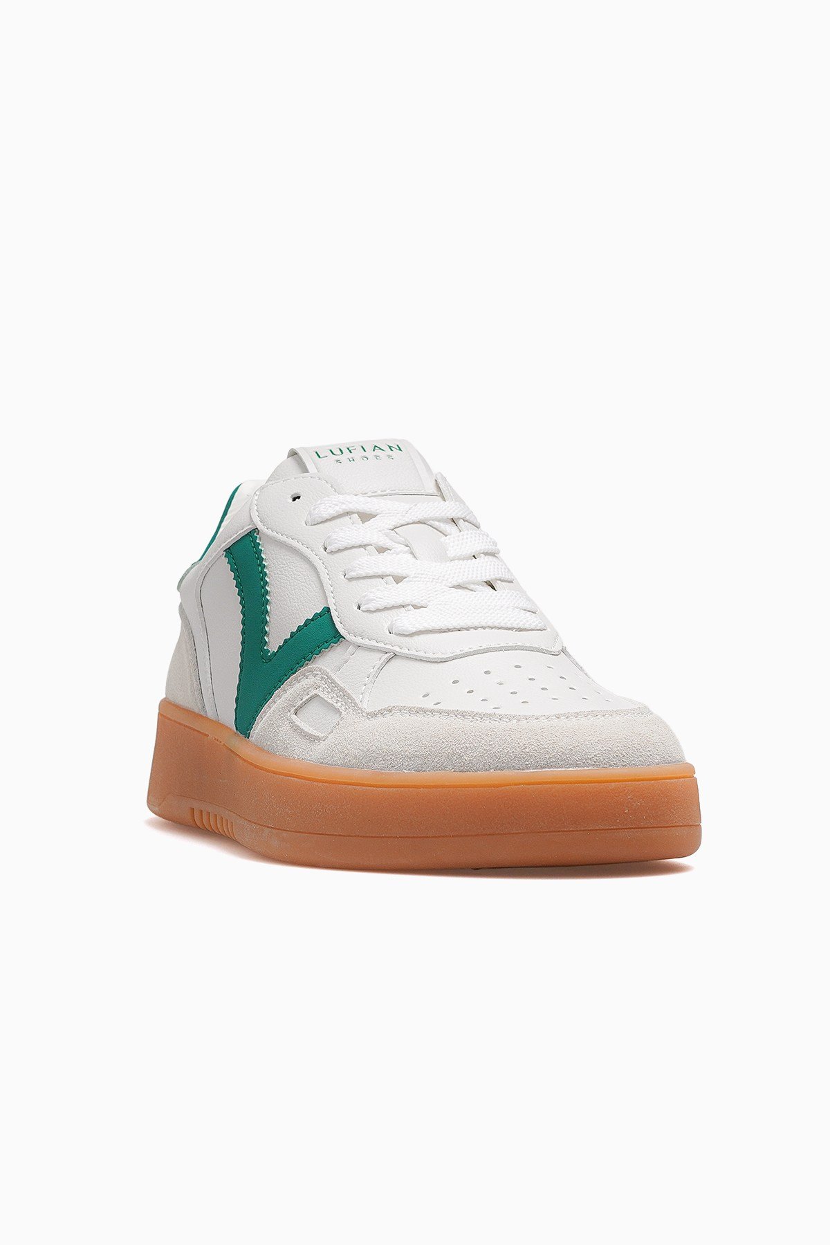 Elsa Kadın Deri Sneaker Ayakkabı 121230058-YEŞİL