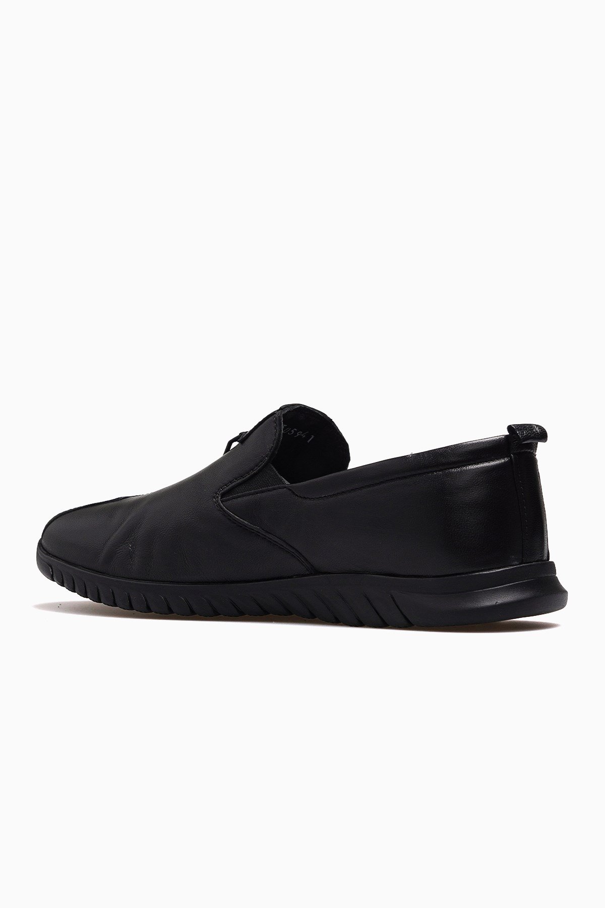 Erkek Deri Comfort Casual Ayakkabı YKÖ-23059-SİYAH