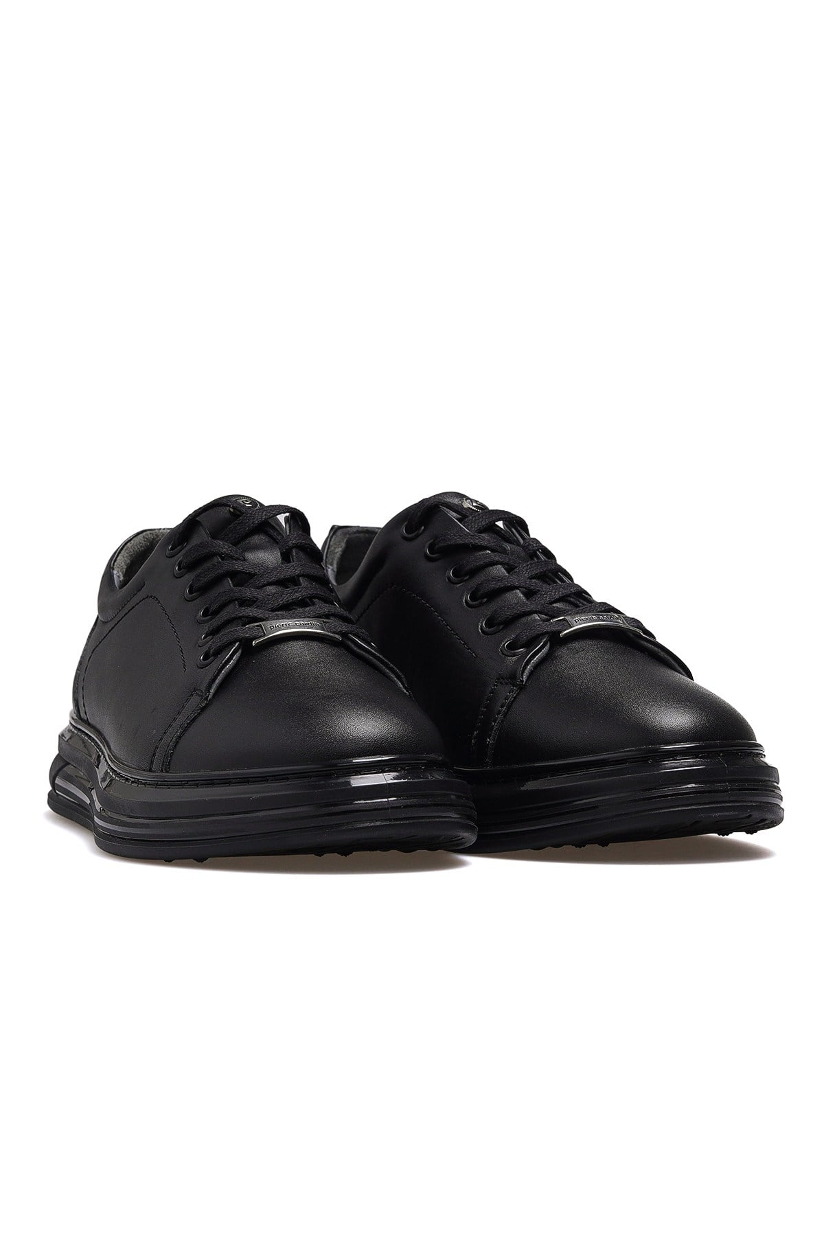 Erkek Deri Günlük Sneaker Ayakkabı 43333 M-SİYAH