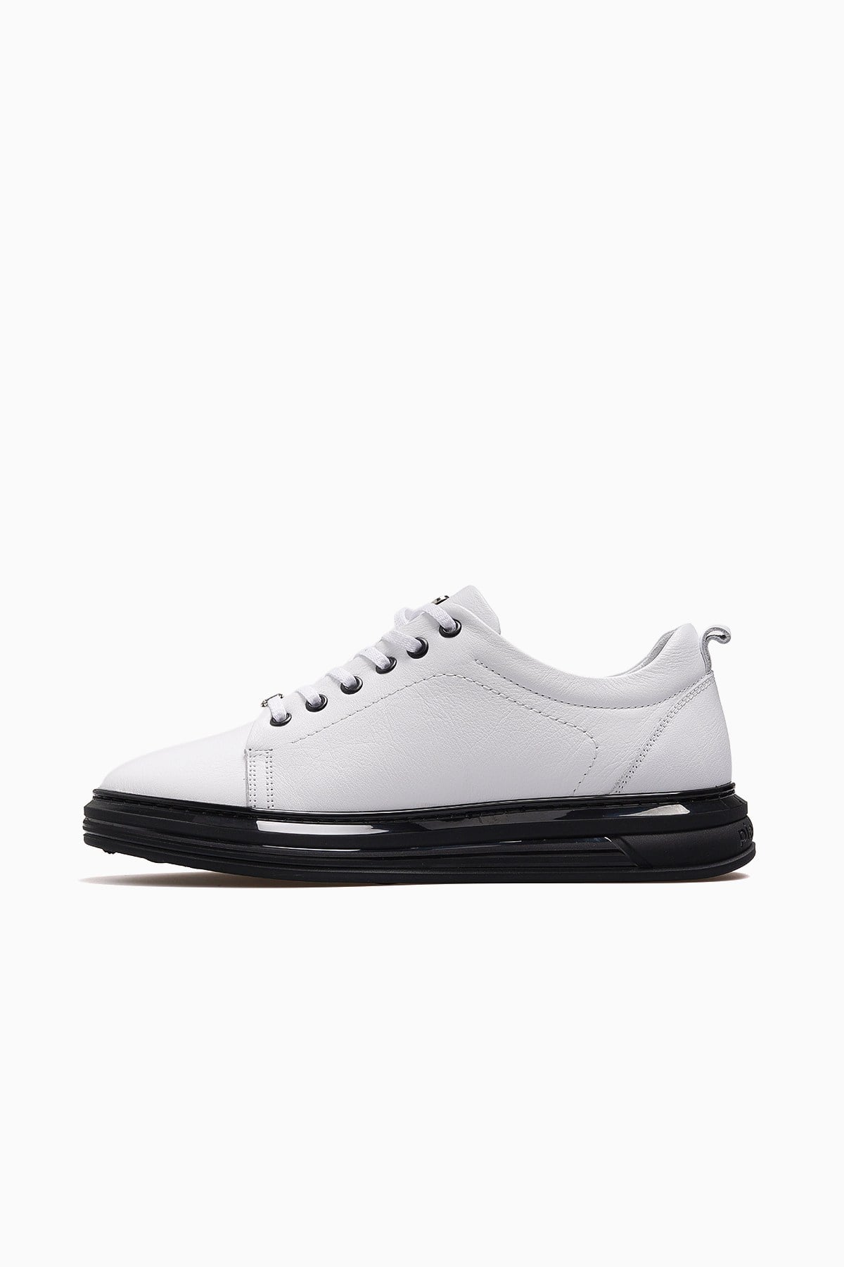 Erkek Deri Günlük Sneaker Ayakkabı 43333 M-BEYAZ