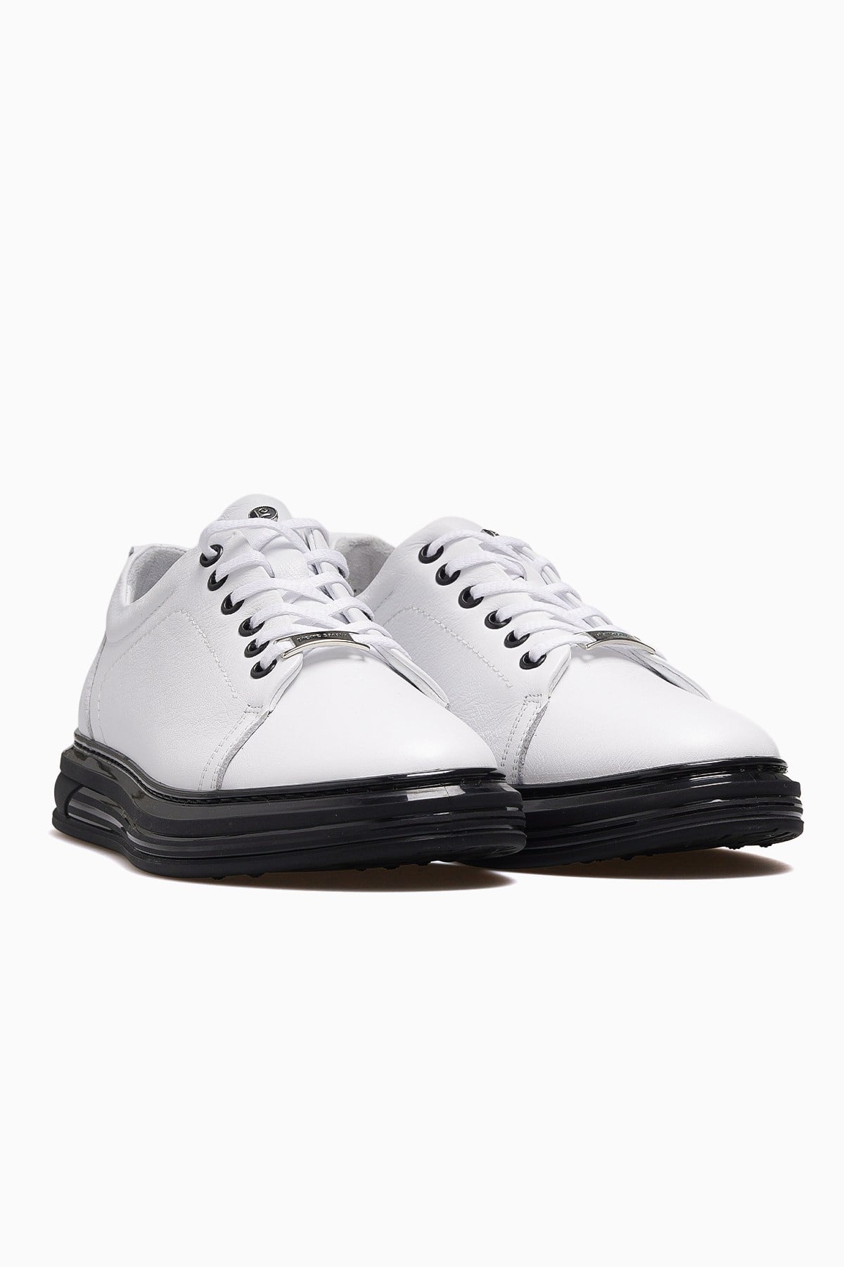 Erkek Deri Günlük Sneaker Ayakkabı 43333 M-BEYAZ