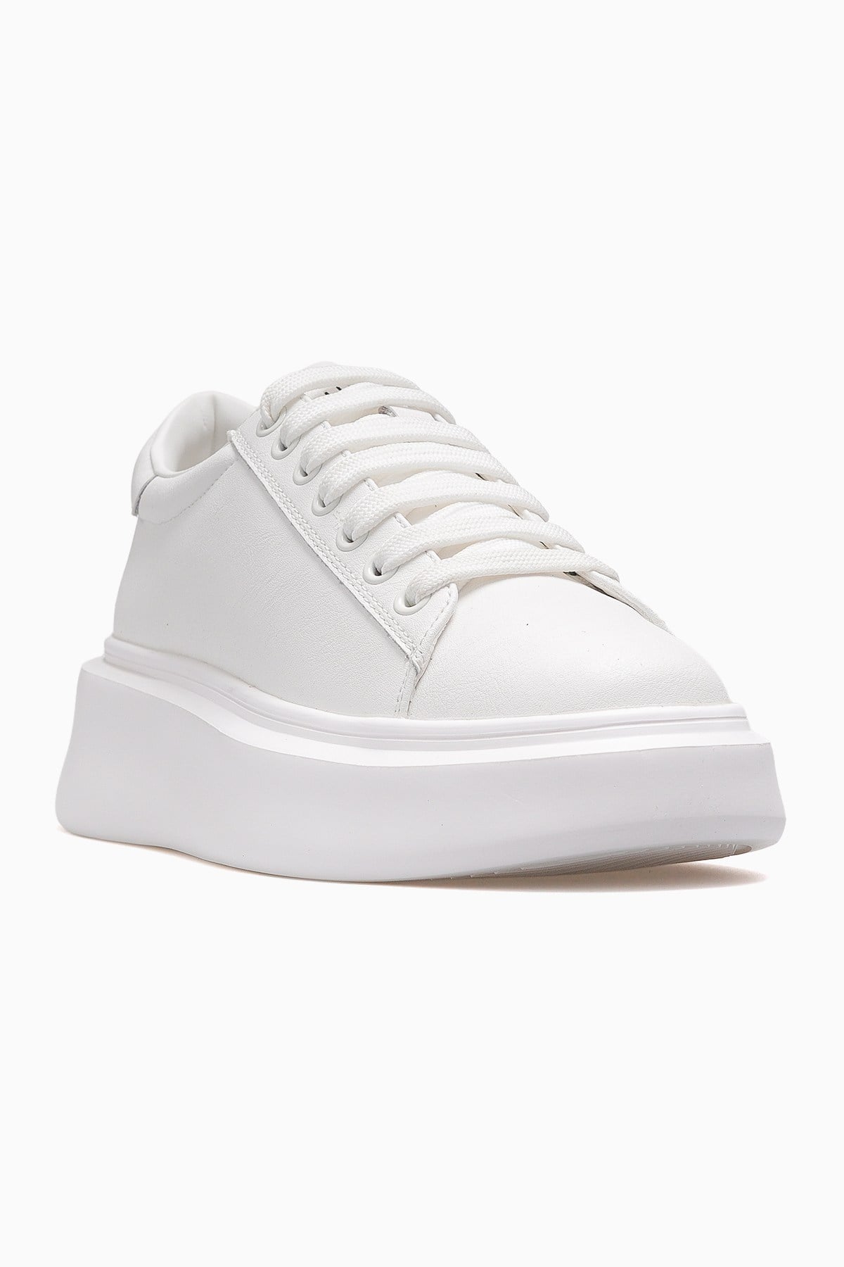 Grace Kadın Deri Sneaker Ayakkabı 121230109-BEYAZ