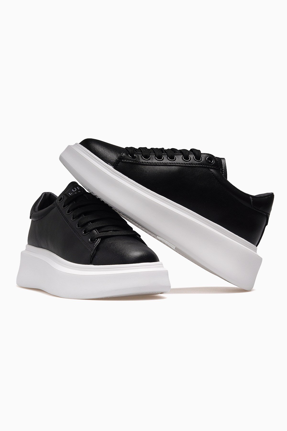 Grace Kadın Deri Sneaker Ayakkabı 121230109-SİYAH