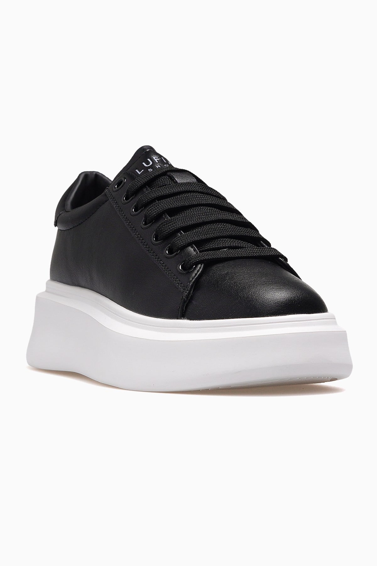 Grace Kadın Deri Sneaker Ayakkabı 121230109-SİYAH