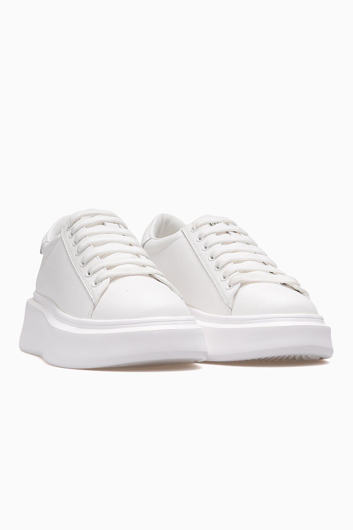 Grace Kadın Deri Sneaker Ayakkabı 121230109-BEYAZ