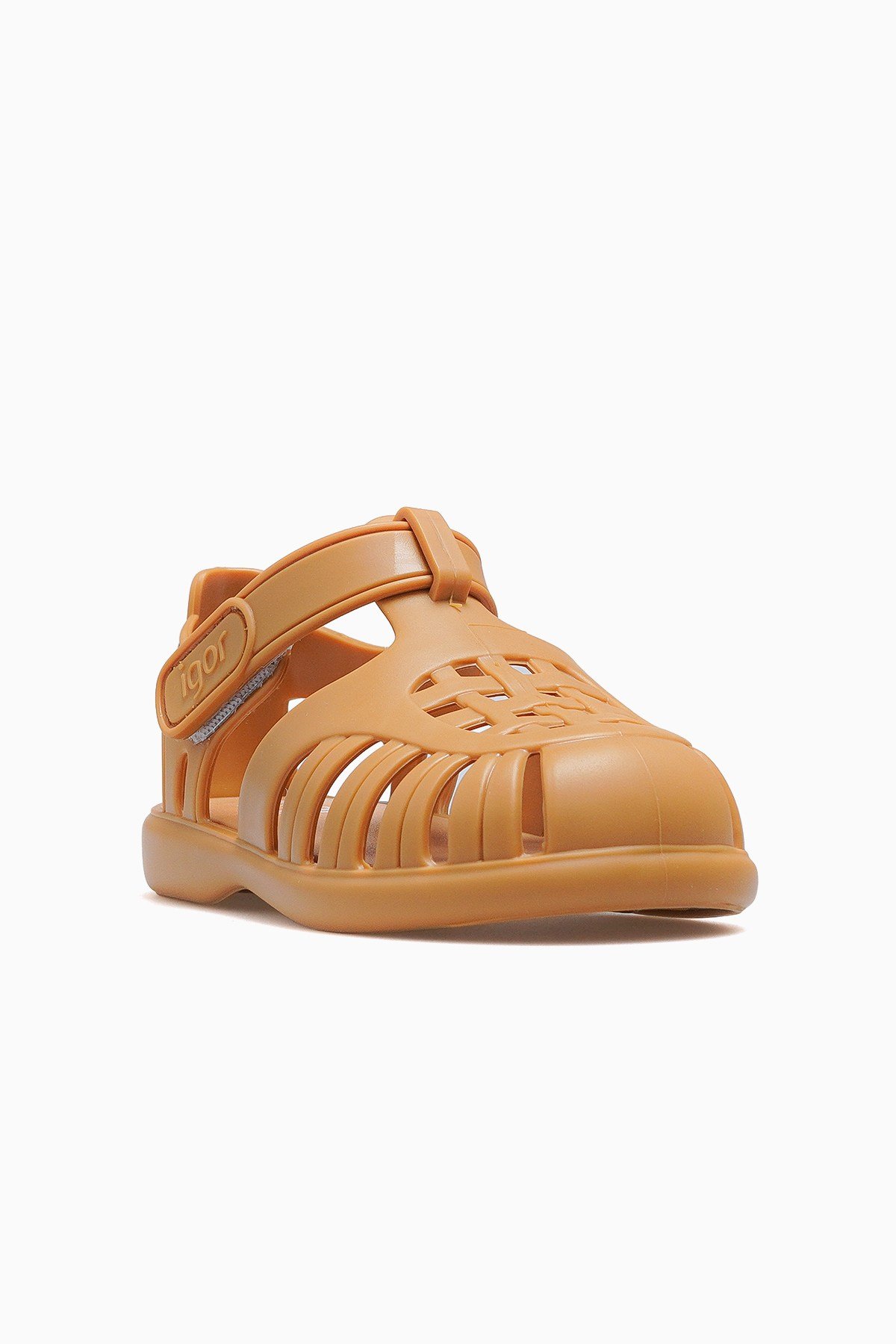 İgor Tobby Solıd Unısex Kaymaz Taban Çocuk Sandalet (18-29) KS10271-TOBBY SOLID-HARDAL