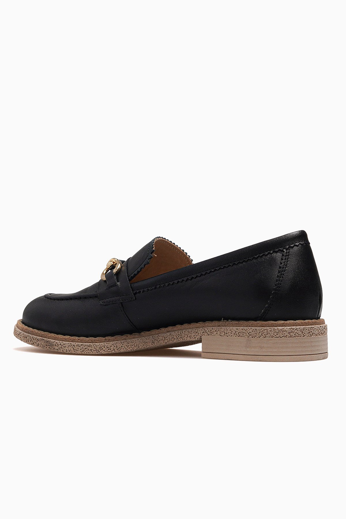 Kadın Deri Günlük Loafer 2411503Y-SİYAH