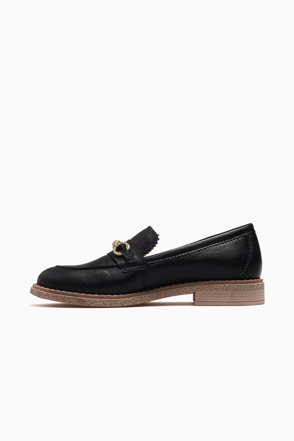 Kadın Deri Günlük Loafer 2411503Y-SİYAH