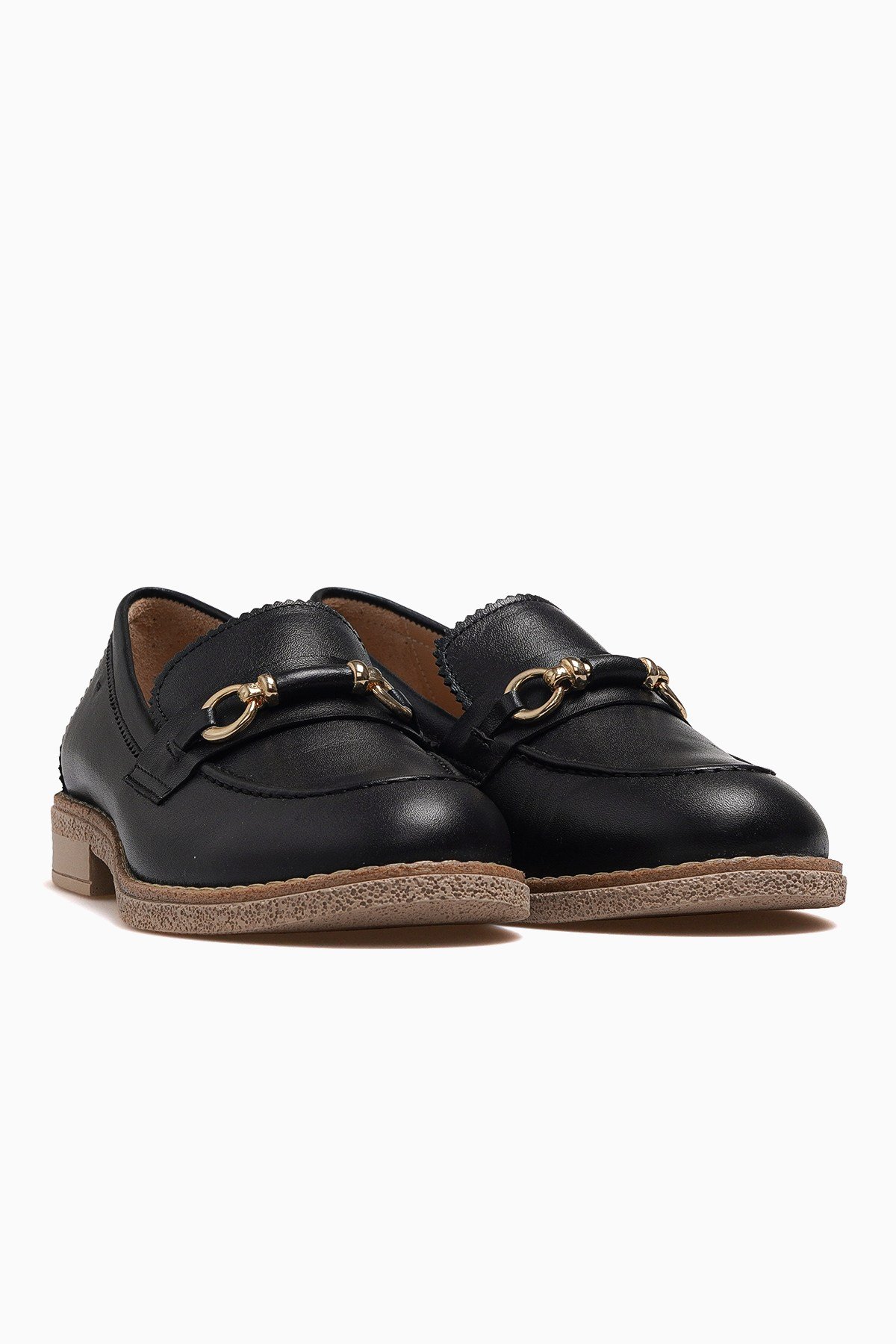 Kadın Deri Günlük Loafer 2411503Y-SİYAH
