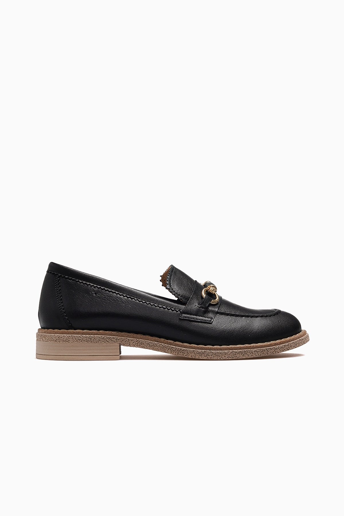 Kadın Deri Günlük Loafer 2411503Y-SİYAH