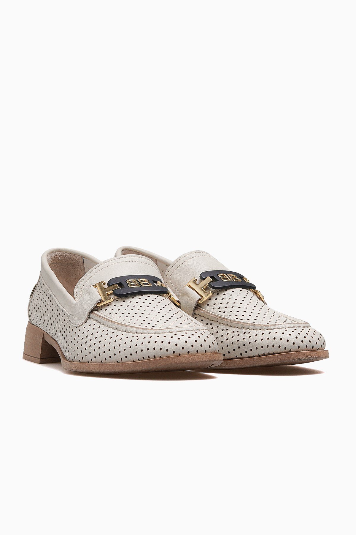 Kadın Deri Günlük Loafer Ayakkabı D26YA-7245-KREM