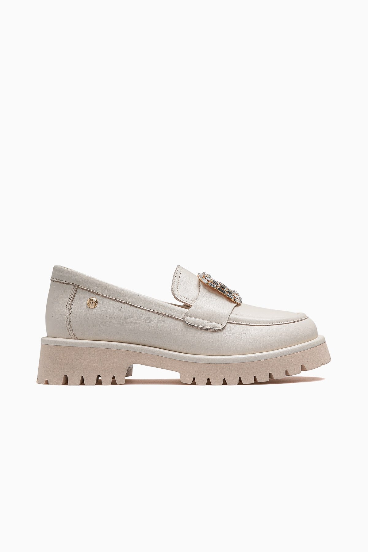 Kadın Deri Günlük Loafer Ayakkabı D26YA-3640-BEJ