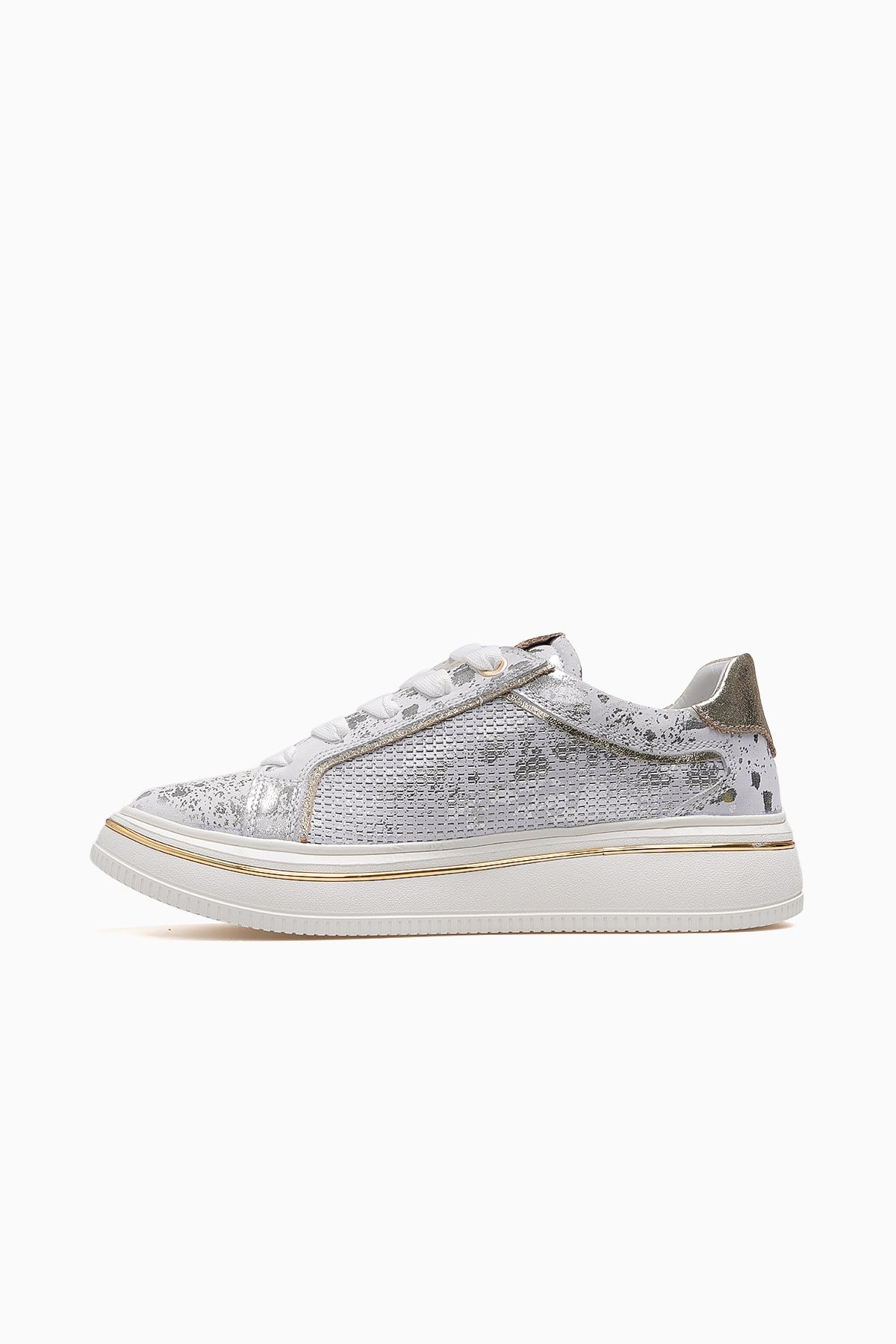 Kadın Deri Günlük Sneaker Ayakkabı D26YA-3890-BEYAZ