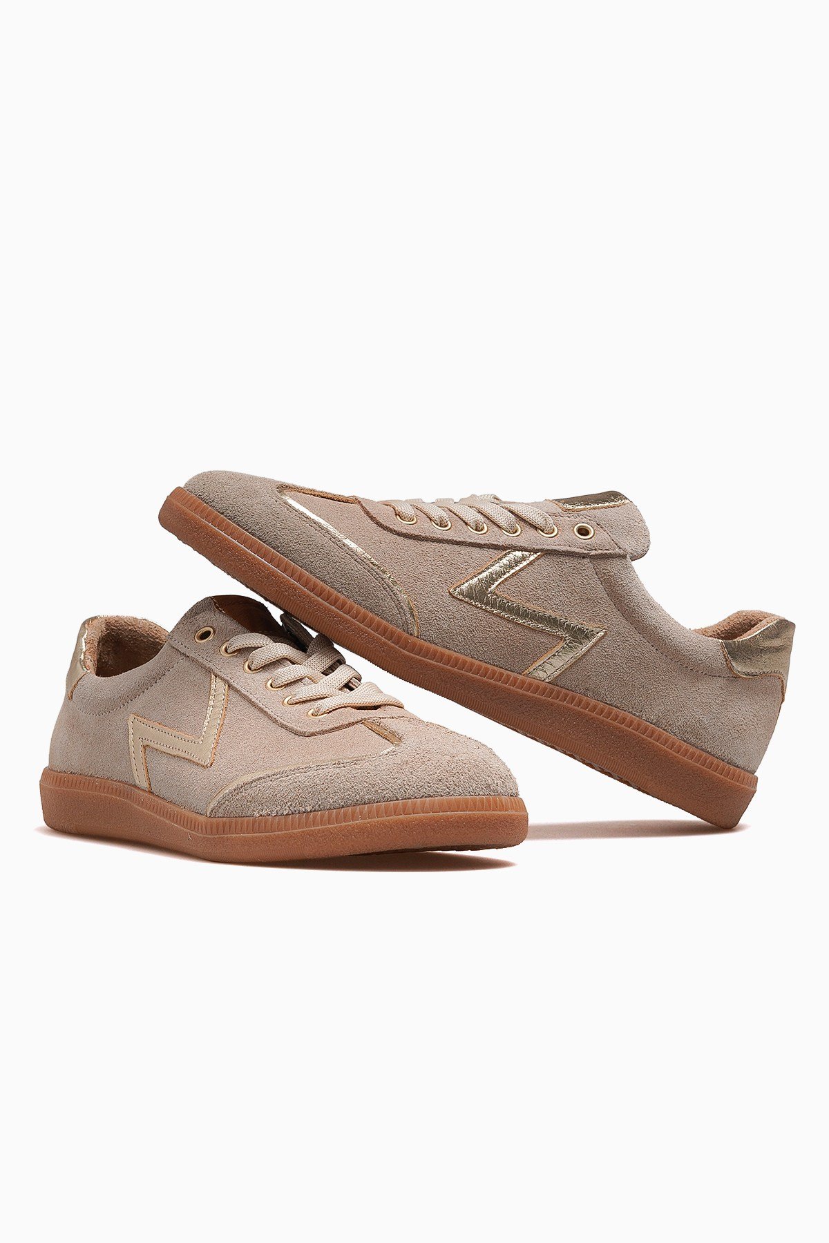 Kadın Deri Sneaker Günlük Ayakkabı 2609902Y-TAŞ