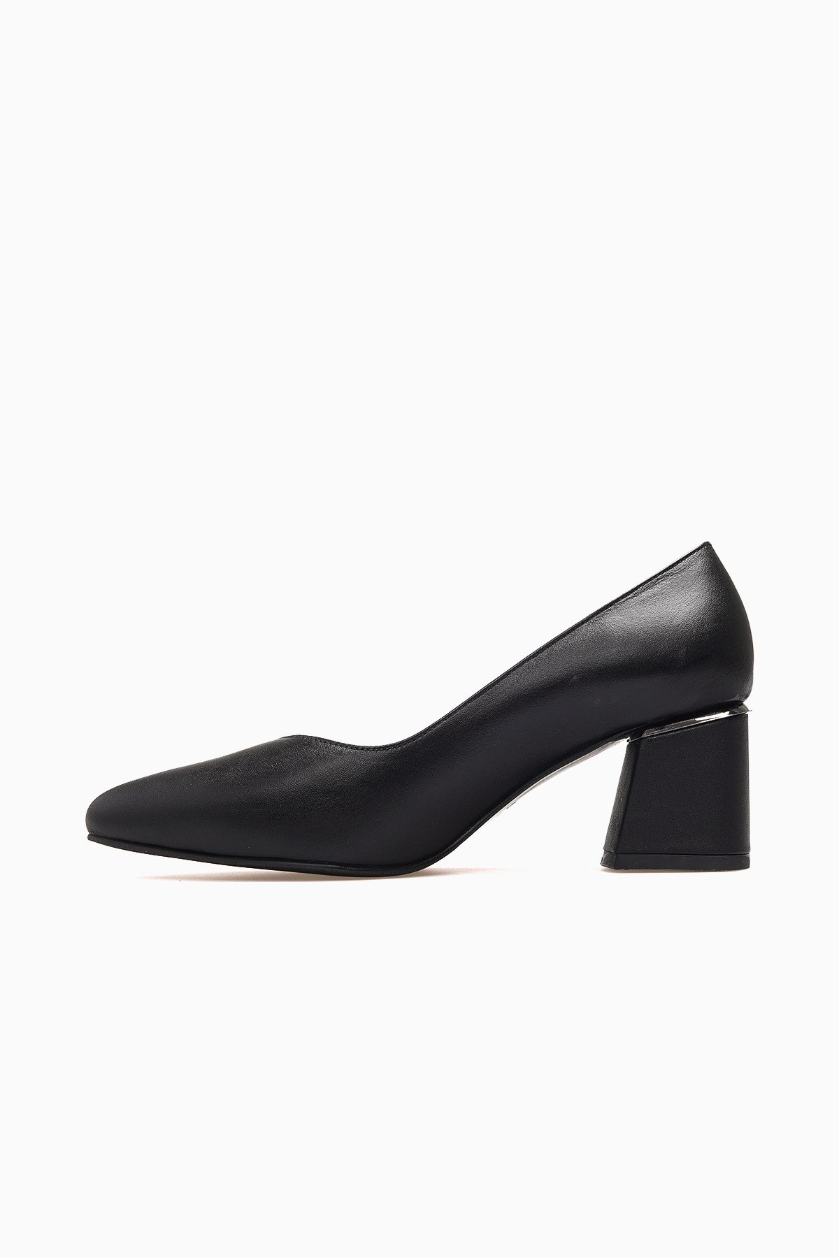 Kadın Deri Topuklu Stiletto Ayakkabı 26461930Y-SİYAH