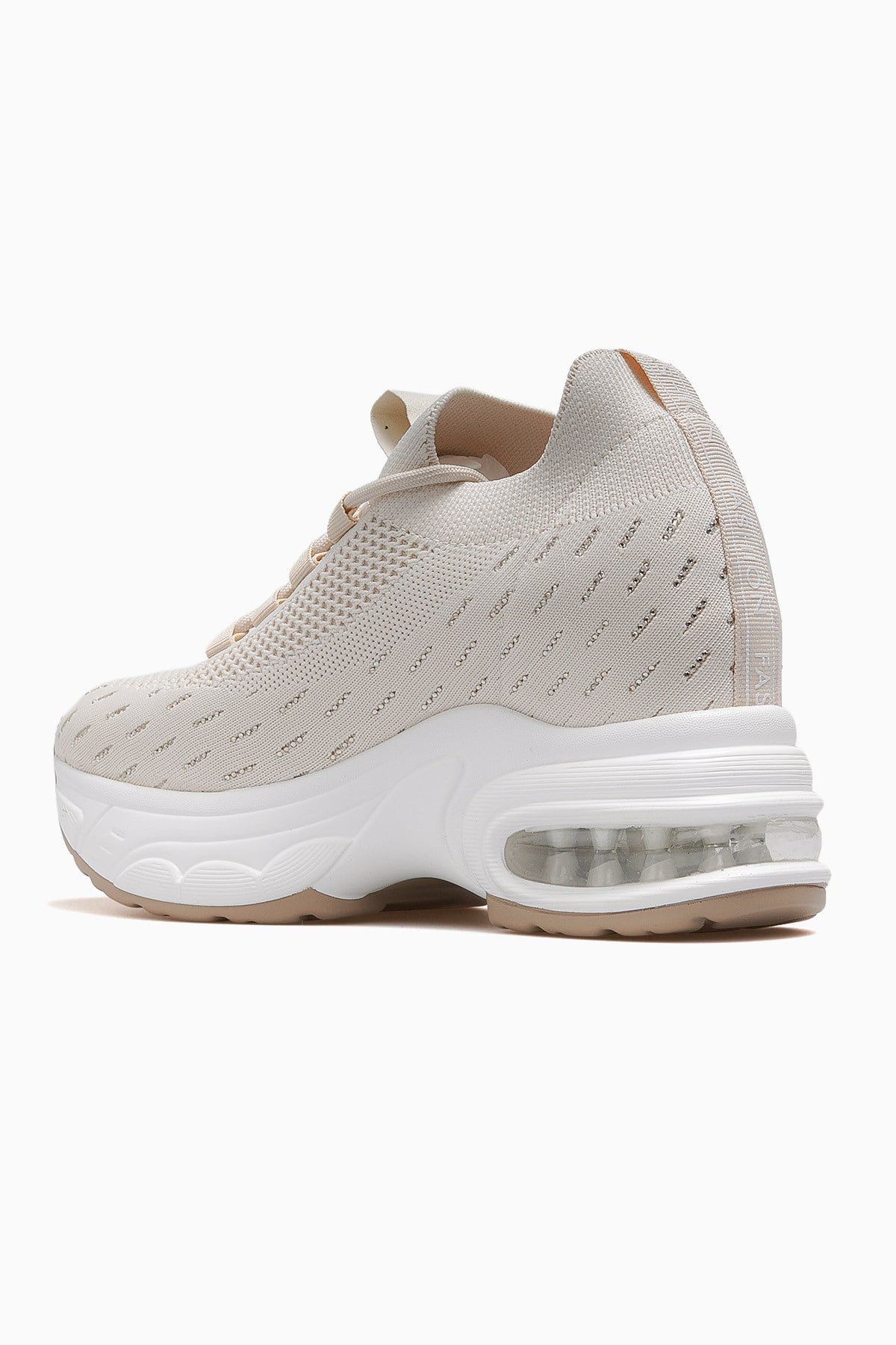 Kadın Gizli Dolgu Topuk Sneaker Ayakkabı 26Y300-8-BEJ