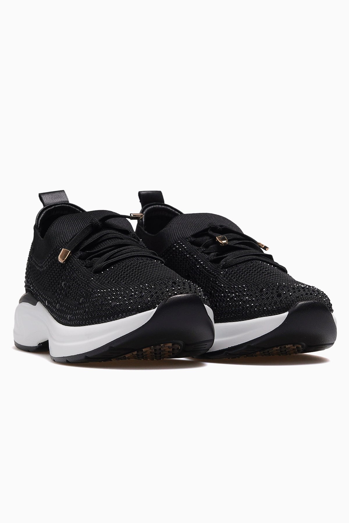Kadın Sneaker Günlük Ayakkabı 26Y308-2-SİYAH