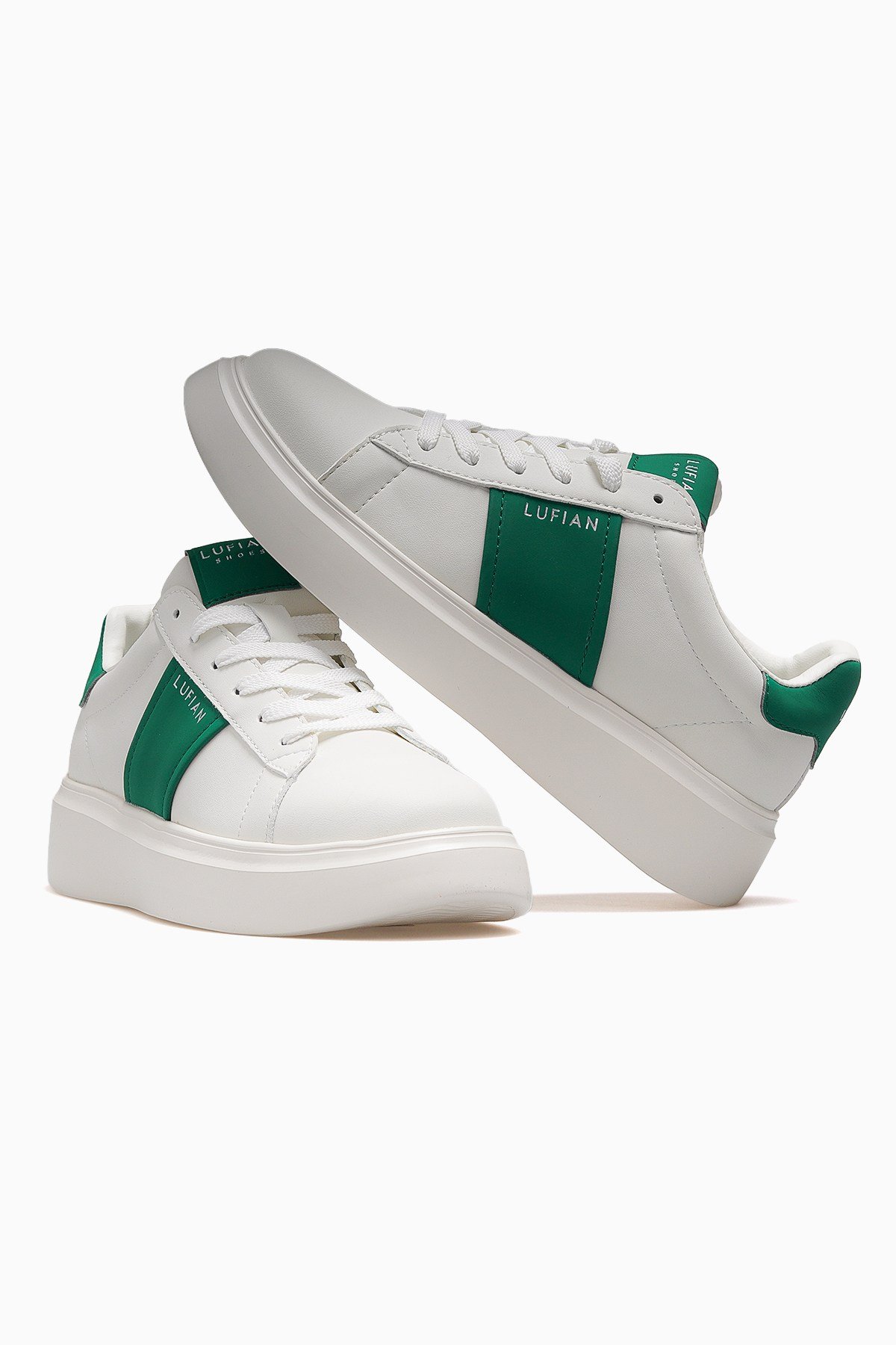 Luna Kadın Deri Sneaker Ayakkabı 121230055-YEŞİL