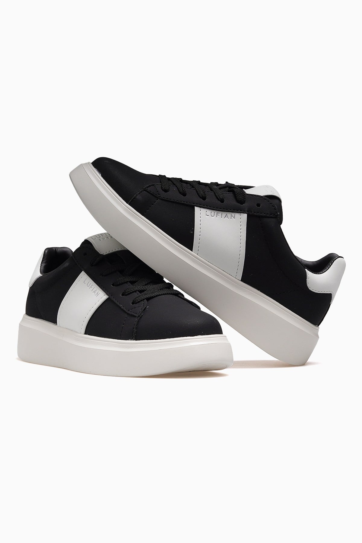 Luna Kadın Deri Sneaker Ayakkabı 121230055-SİYAH