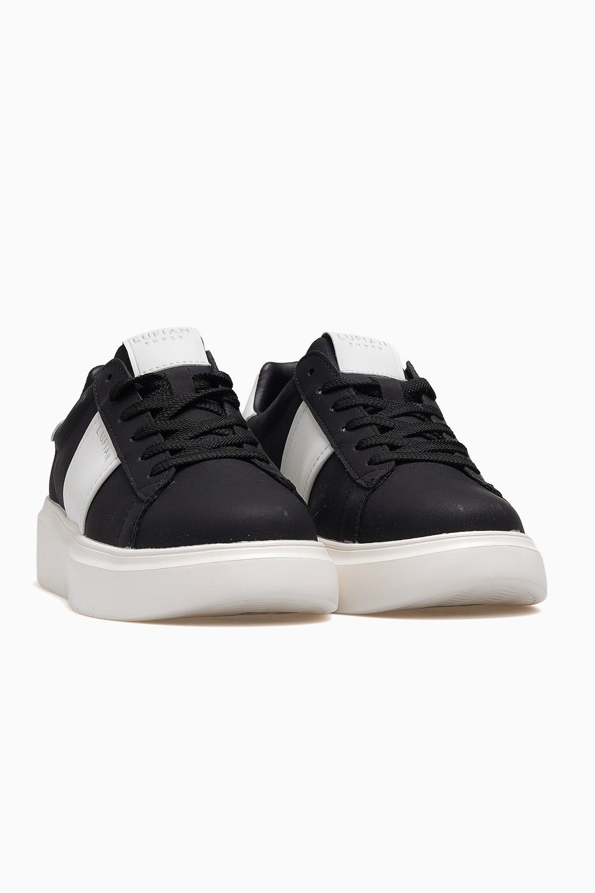 Luna Kadın Deri Sneaker Ayakkabı 121230055-SİYAH