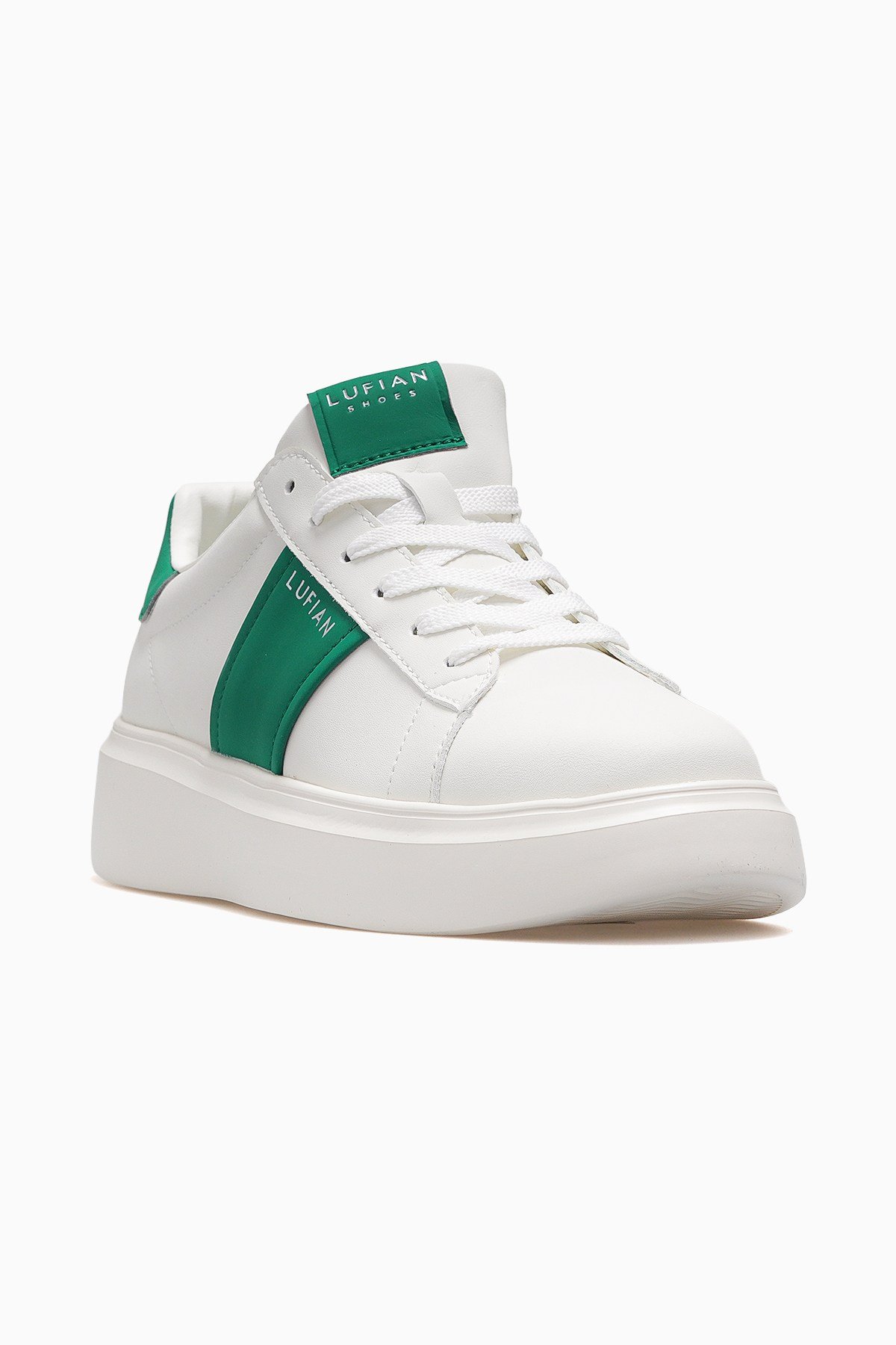 Luna Kadın Deri Sneaker Ayakkabı 121230055-YEŞİL