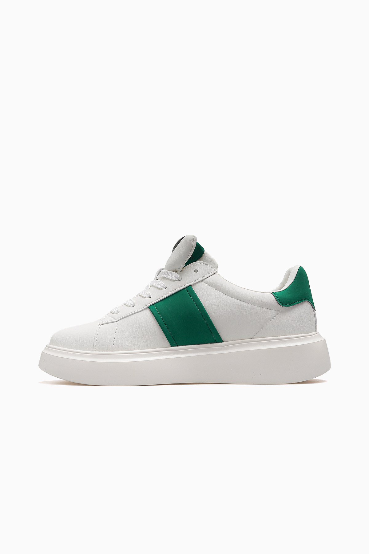 Luna Kadın Deri Sneaker Ayakkabı 121230055-YEŞİL