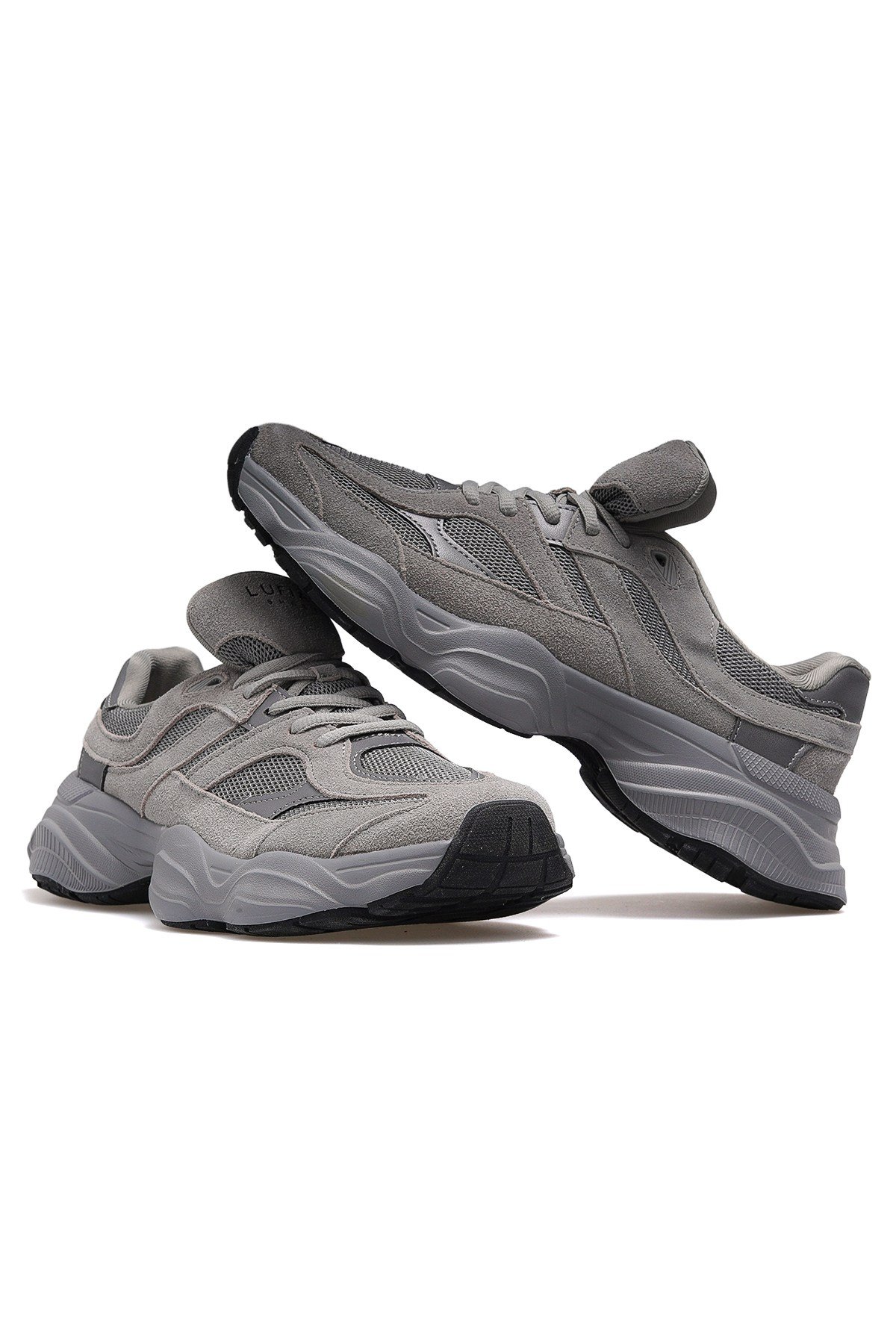 Mark Erkek Deri Sneaker Spor Ayakkabı 112230240 M-GRİ