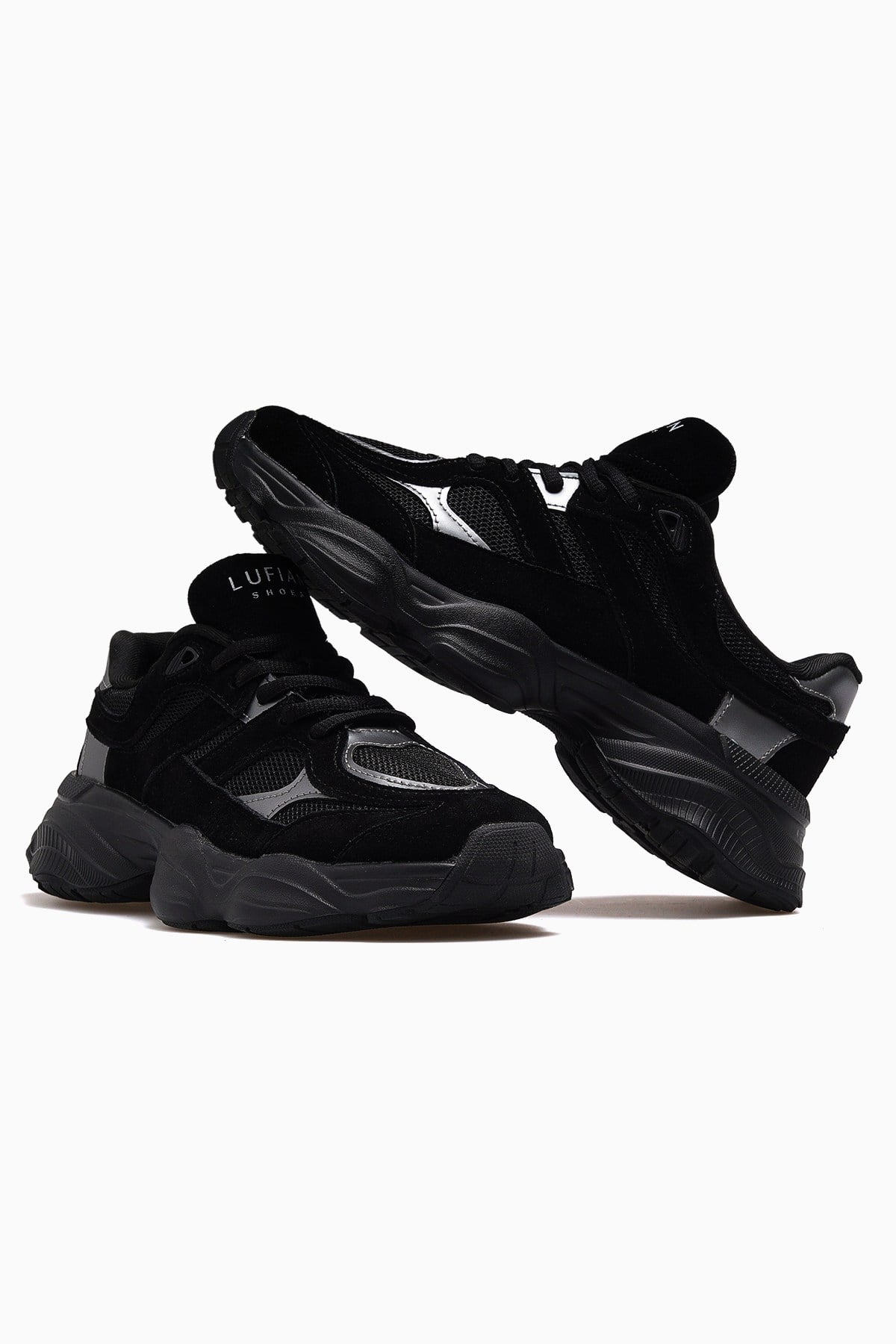 Mery Kadın Deri Sneaker Spor Ayakkabı 112230036 M-SİYAH