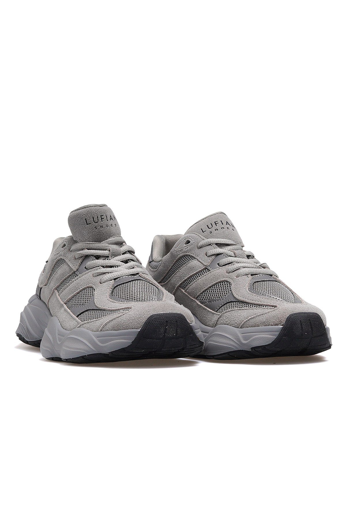 Mery Kadın Deri Sneaker Spor Ayakkabı 112230036 M-GRİ